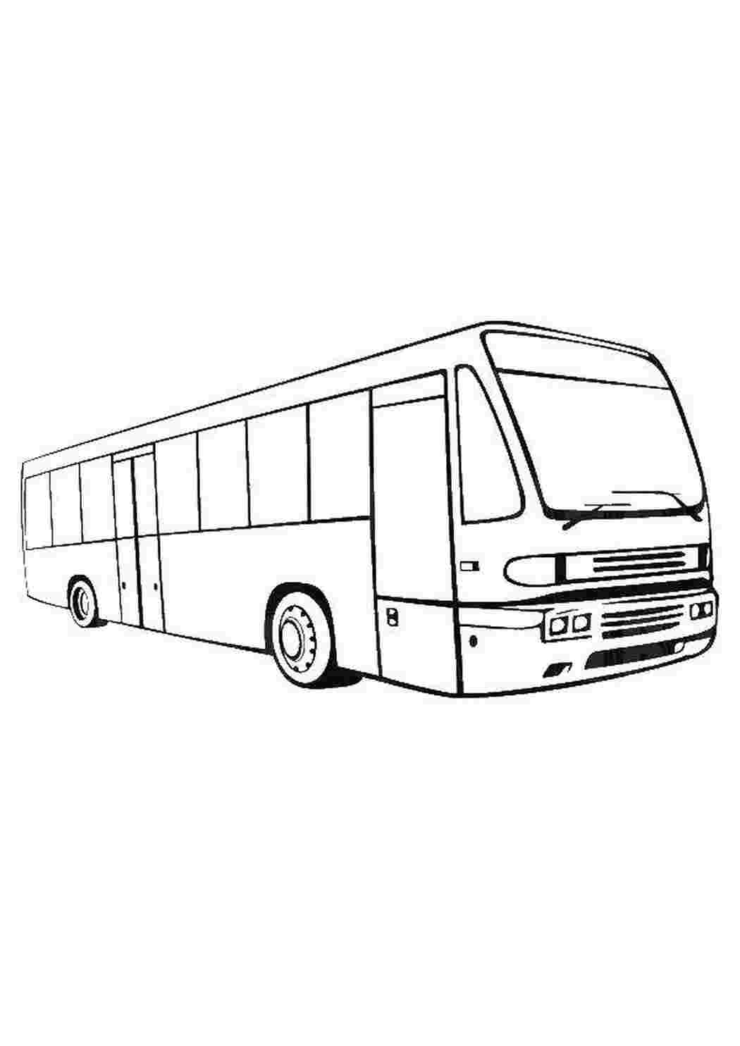 Раскраска Автобус