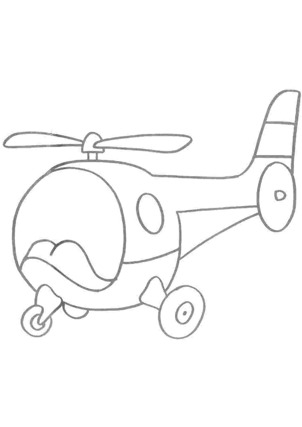 Раскраска Вертоліт