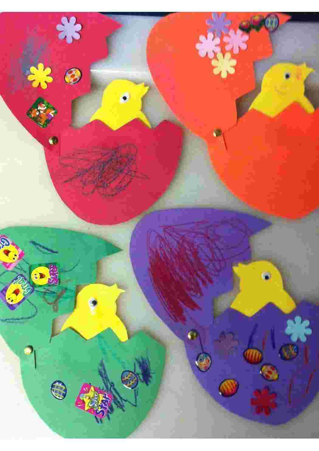 Раскраска Пасхальні вироби та аплікації