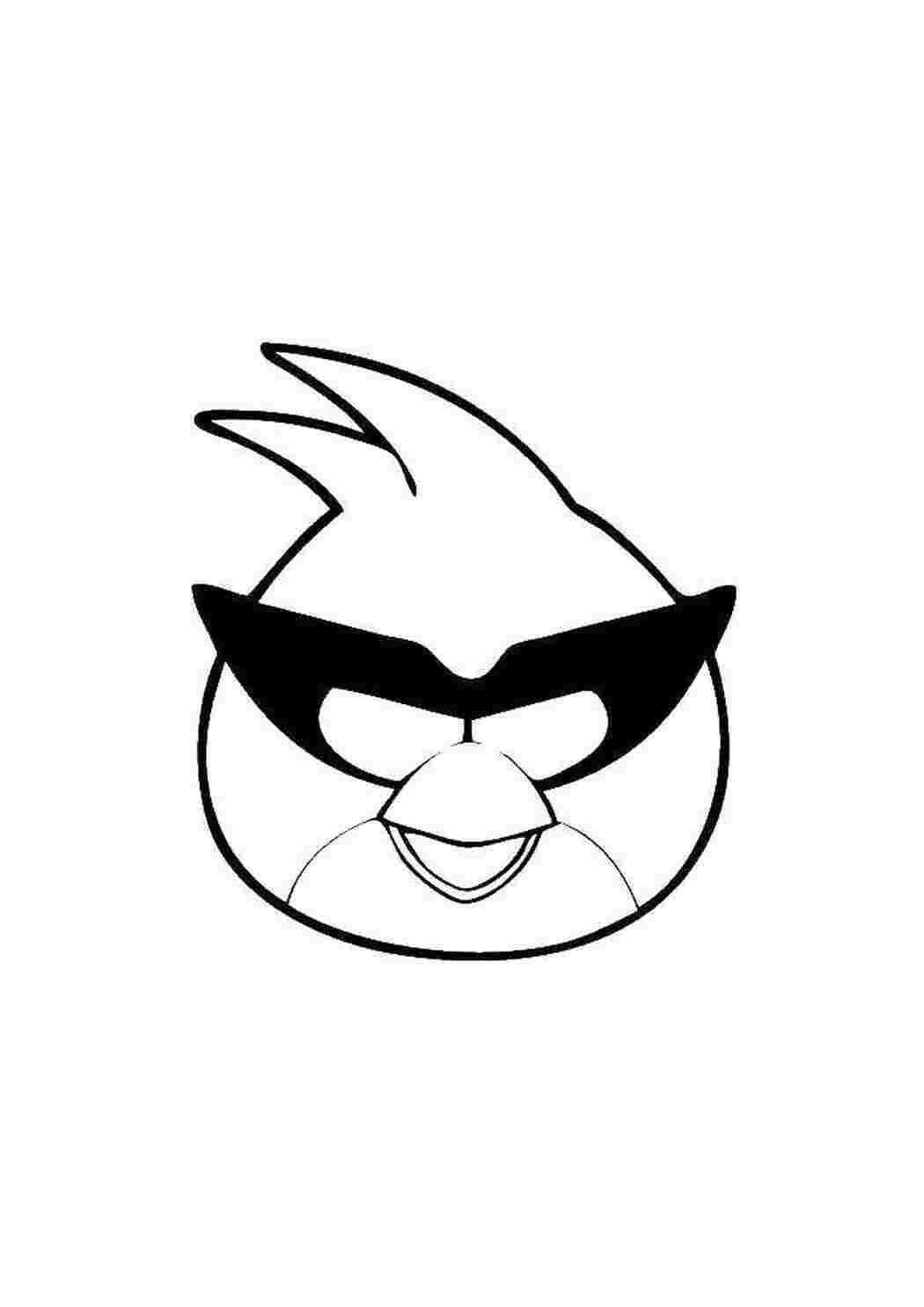 Раскраска Angry Birds в космосі