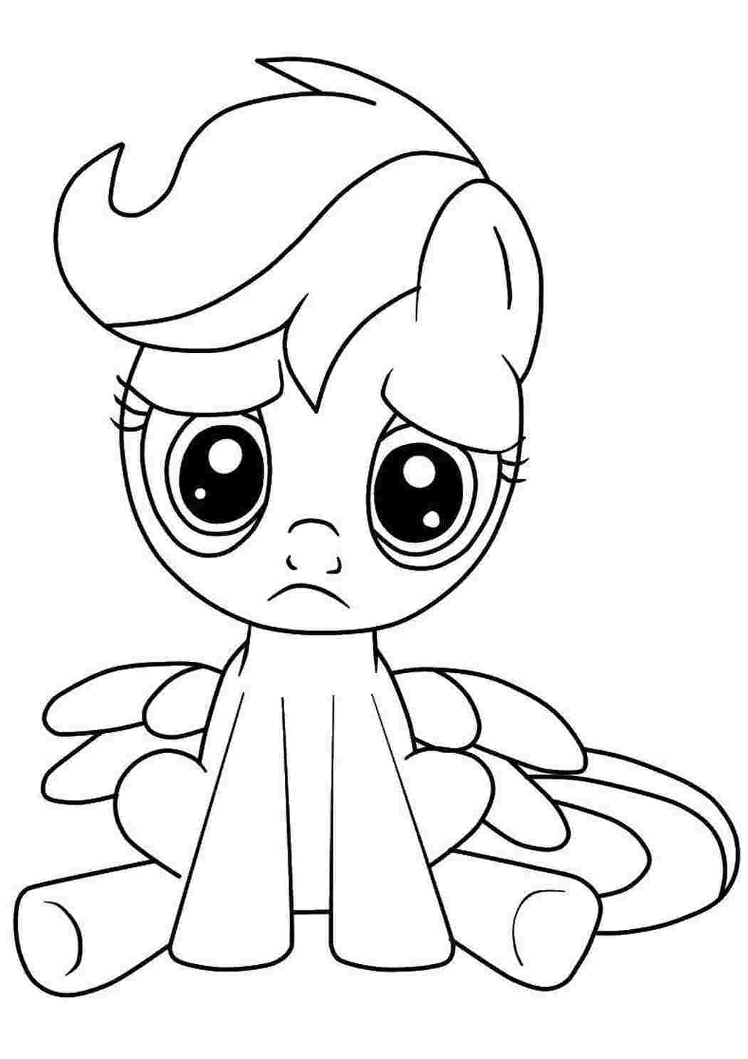 Раскраска Розфарбунки з поні з мультфільму дружба це диво моя маленька поні добрі розфарбунки для малюків