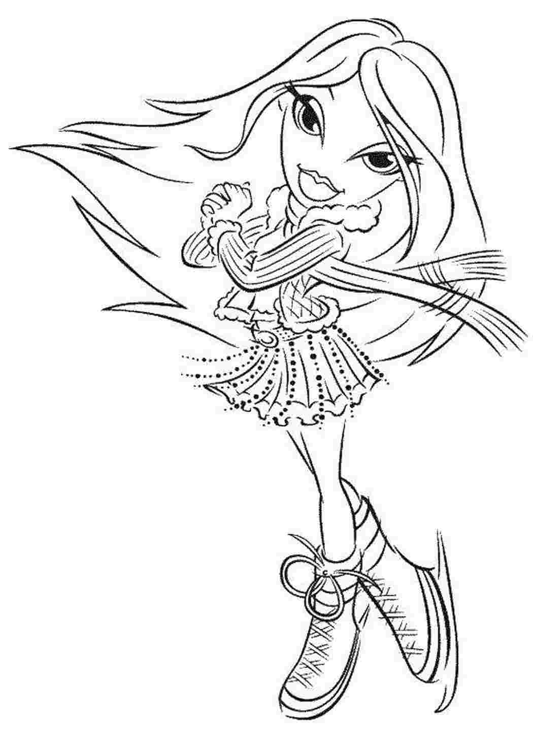 Раскраска Лялька з Bratz
