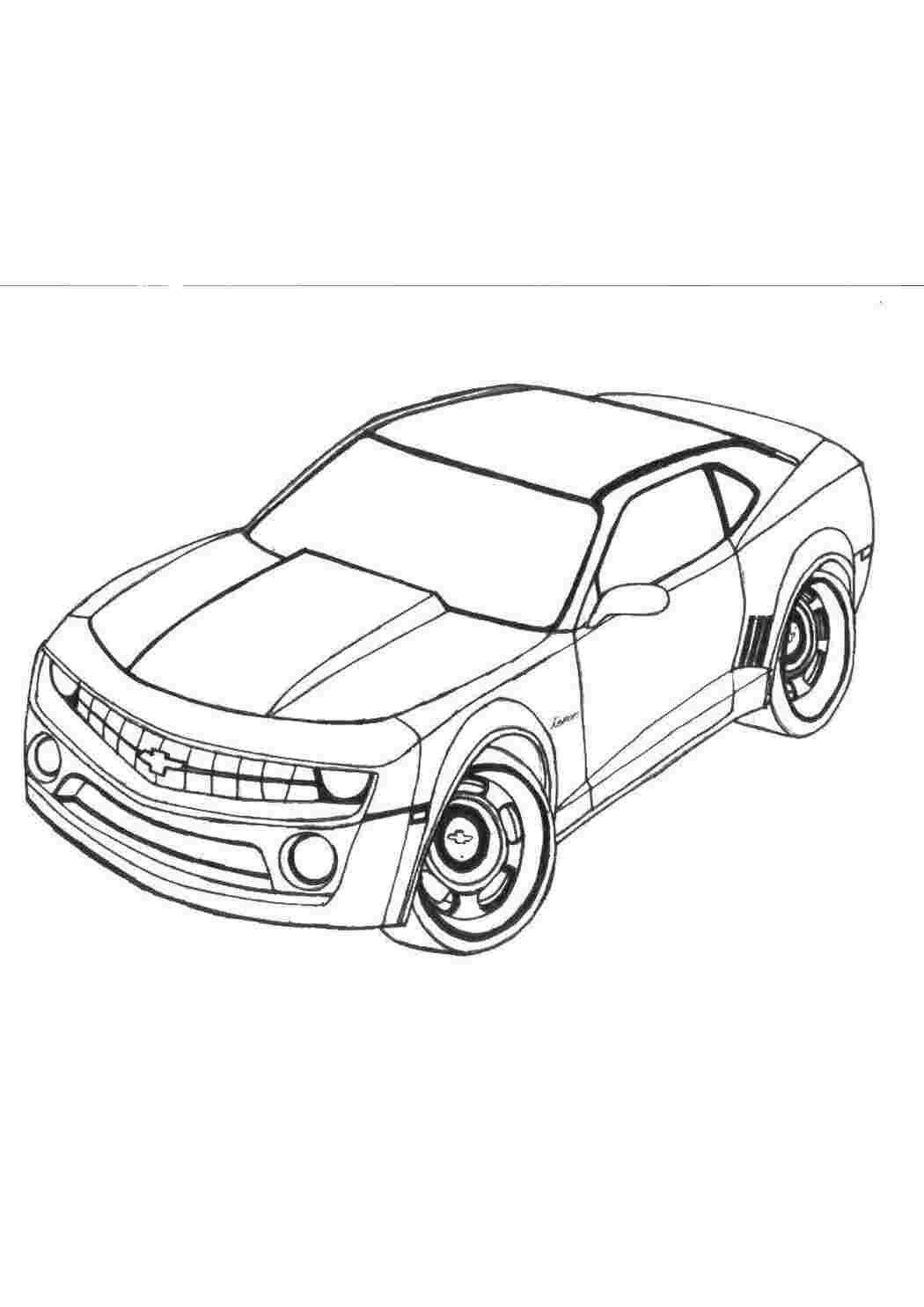 Раскраска Автомобіль Шевроле
