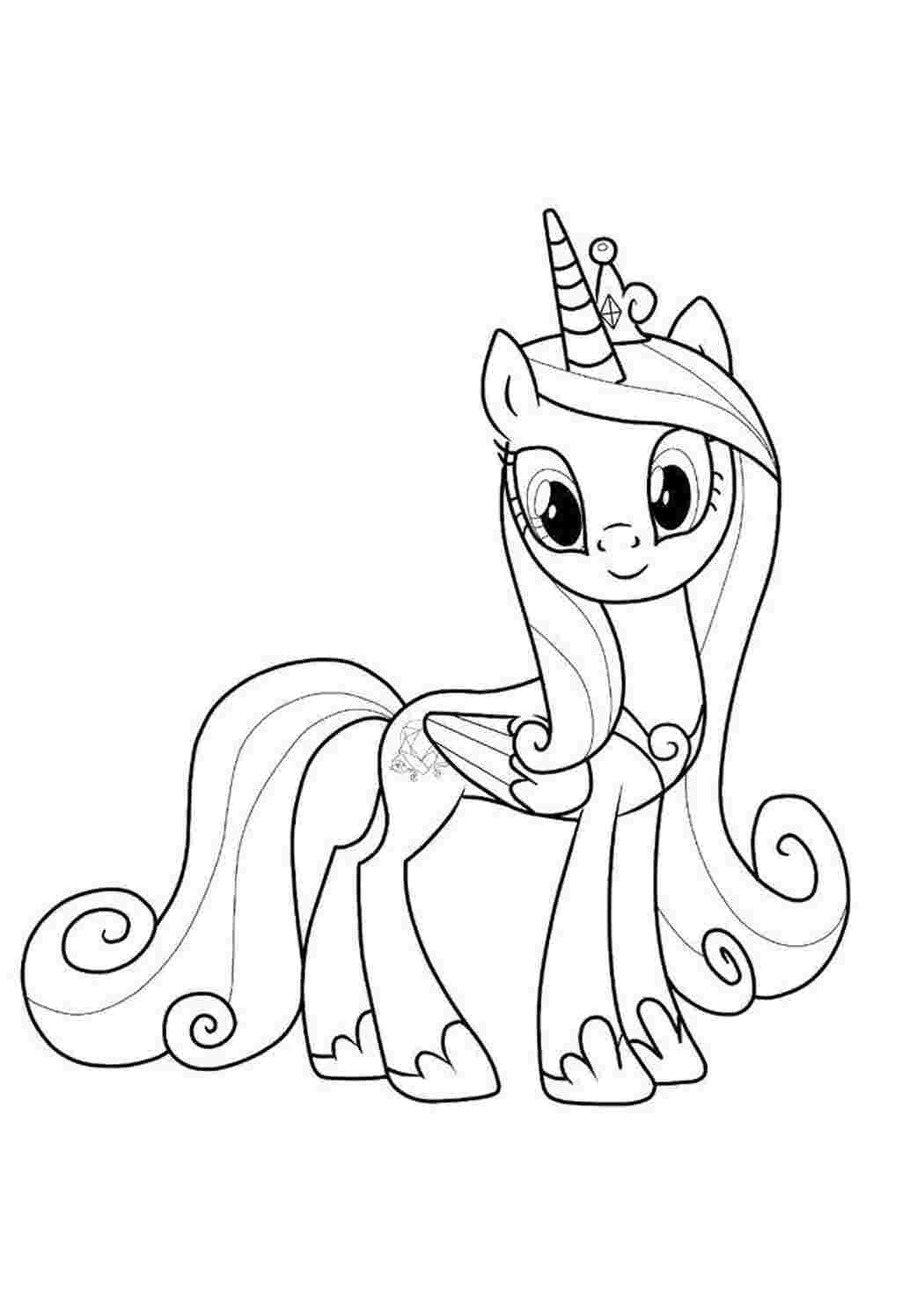 Раскраска Пні з My Little Pony