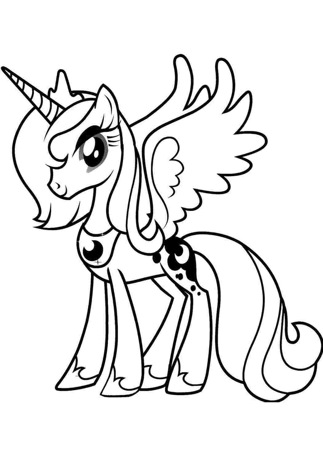 Раскраска Пні з My Little Pony
