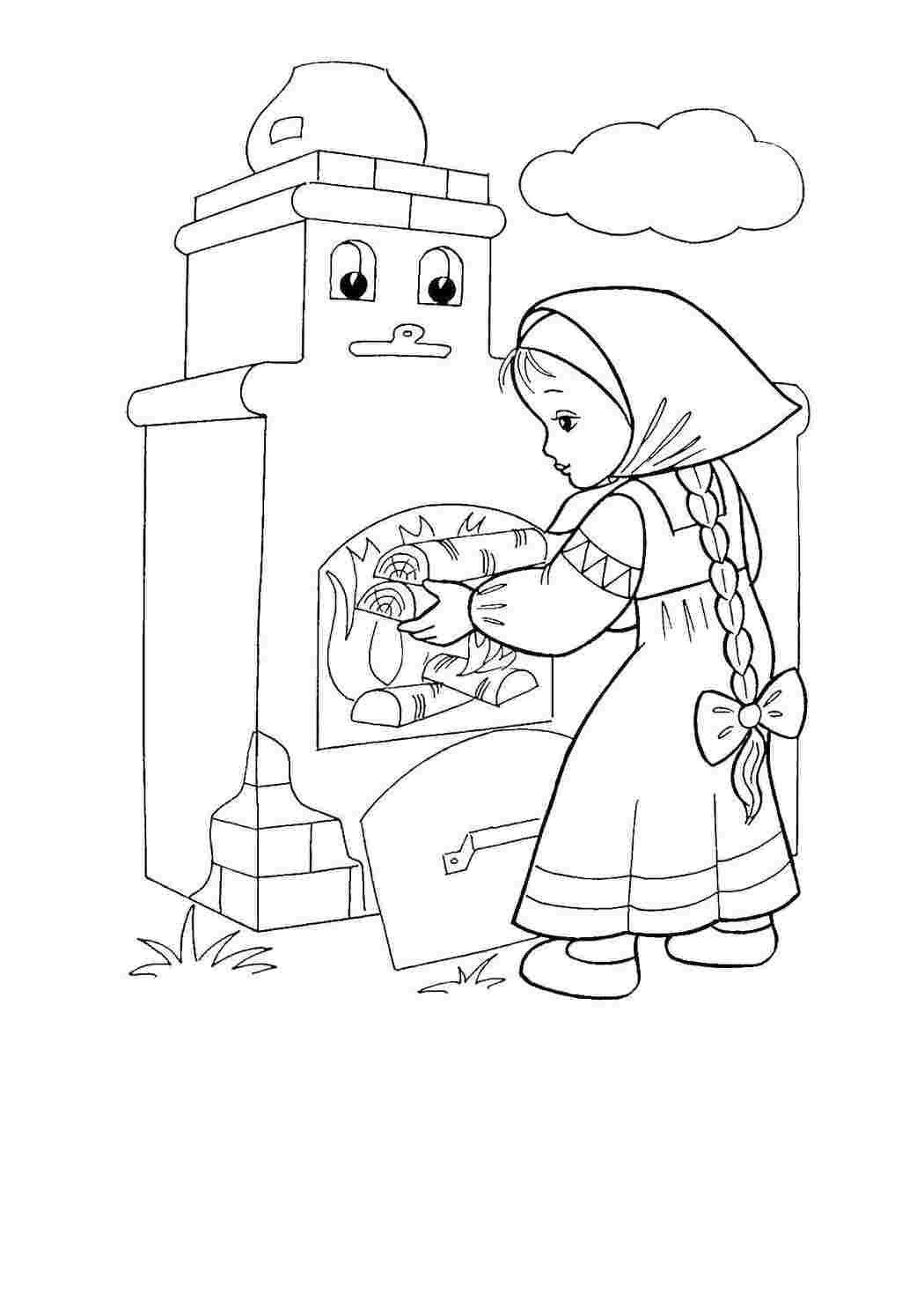 Раскраска Гуси лебеді