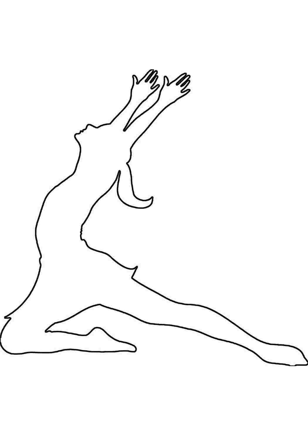 Раскраска Балерина