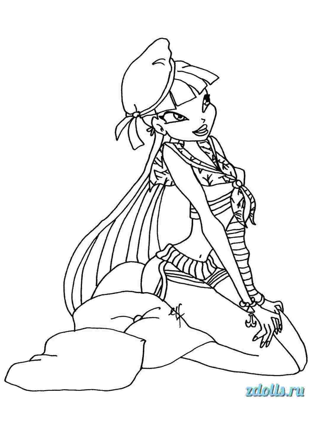 Раскраска Winx Club