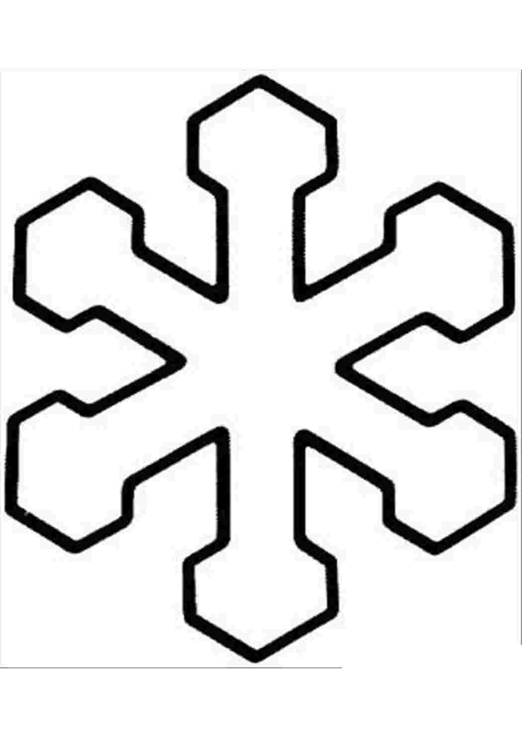 Раскраска Сніжинки для прикраси