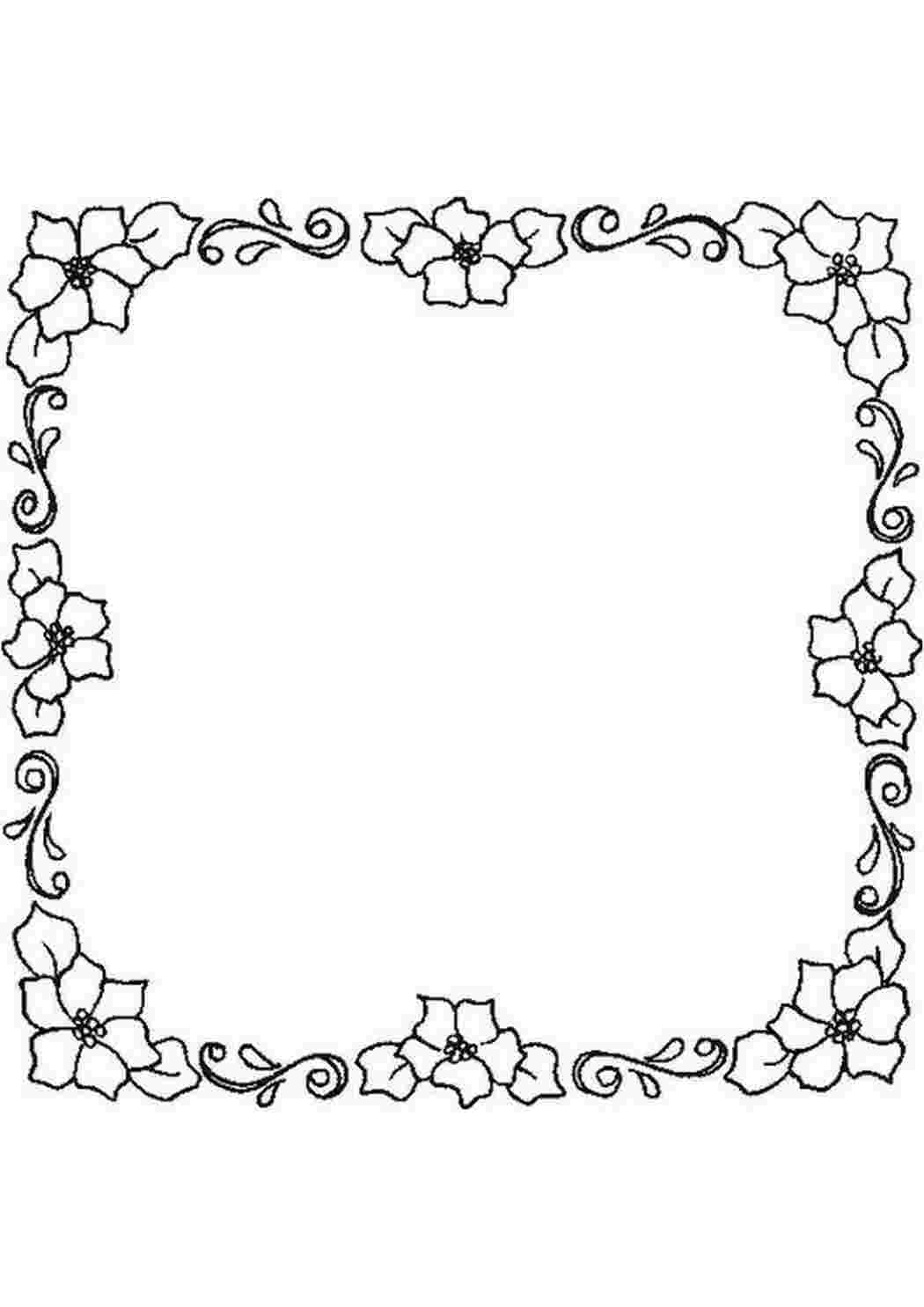 Раскраска Орнаменти Візерункові рамки