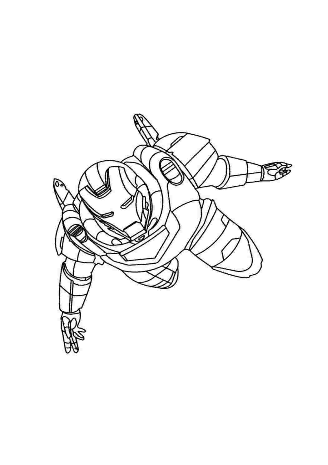 Раскраска Залізна людина