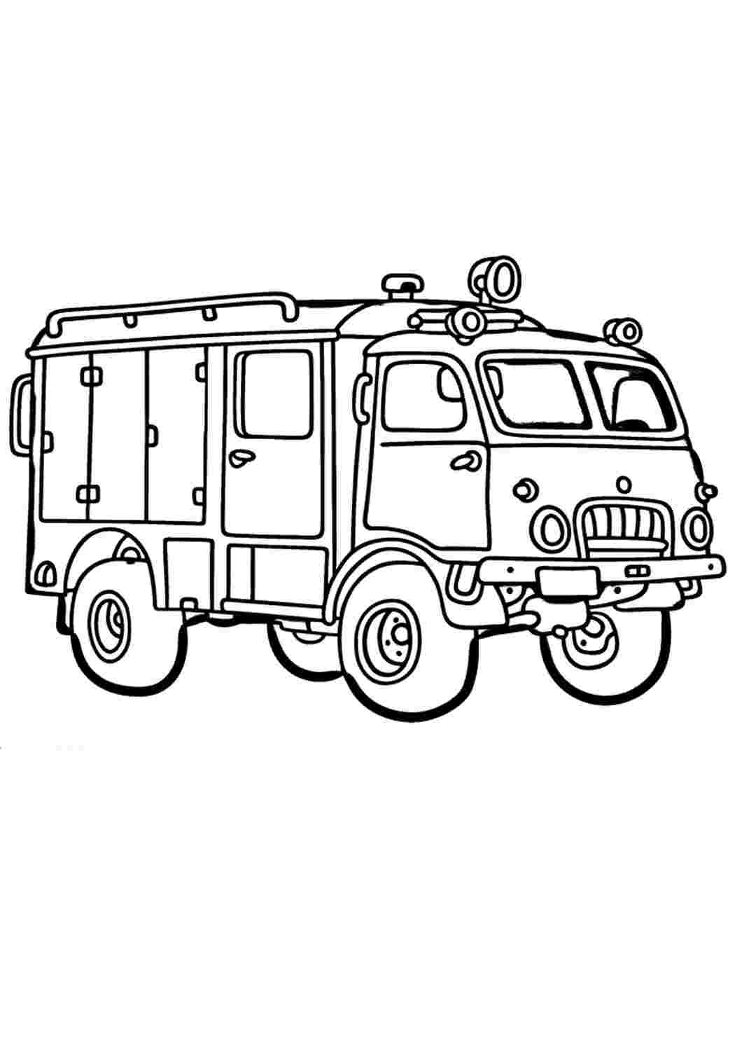 Раскраска Гарні розмальовки Великий червоний вантажний автомобіль