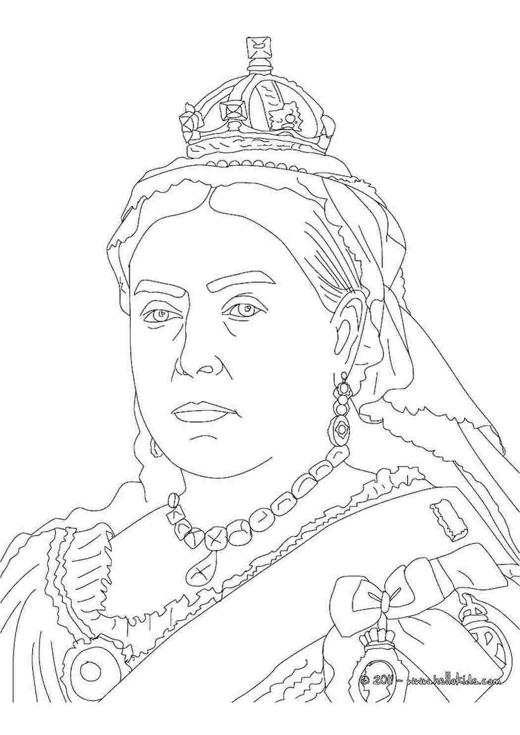 Раскраска Королева