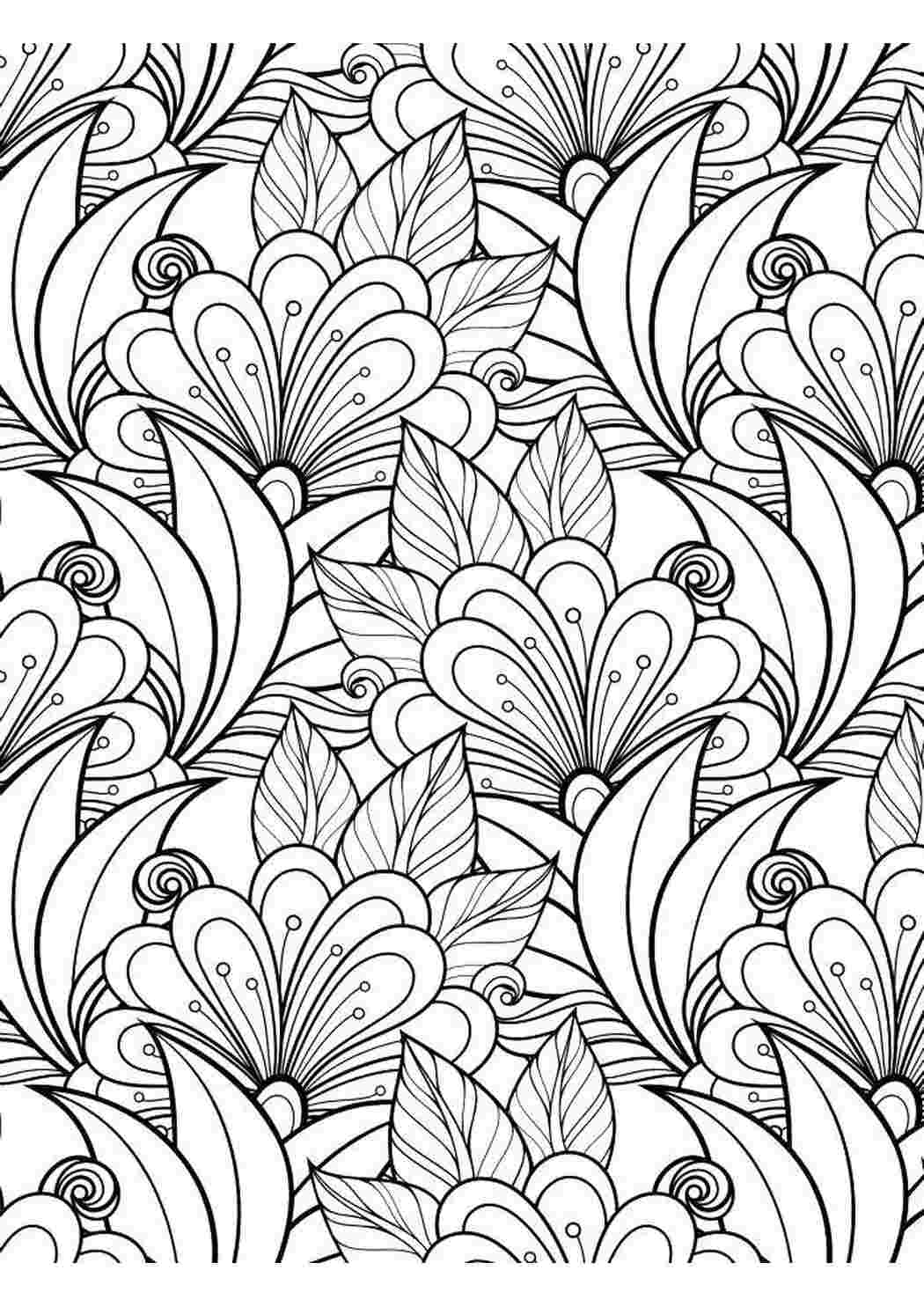 Раскраска Гарні квіти