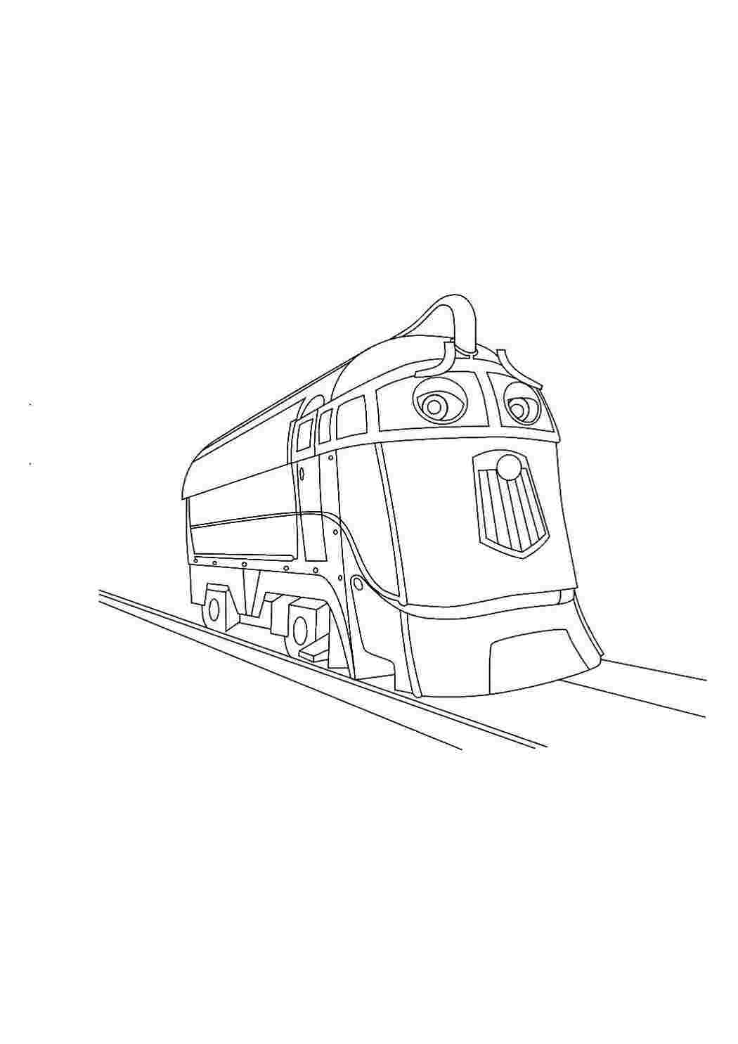 Раскраска Поїзд