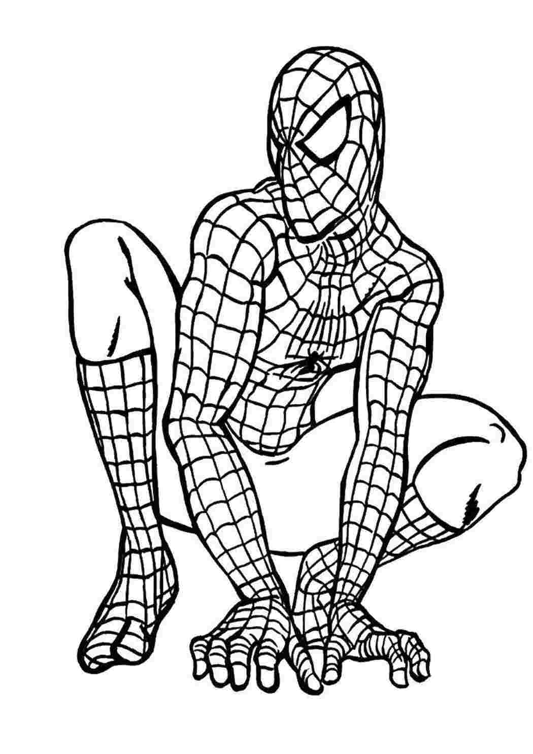 Раскраска Людина павук