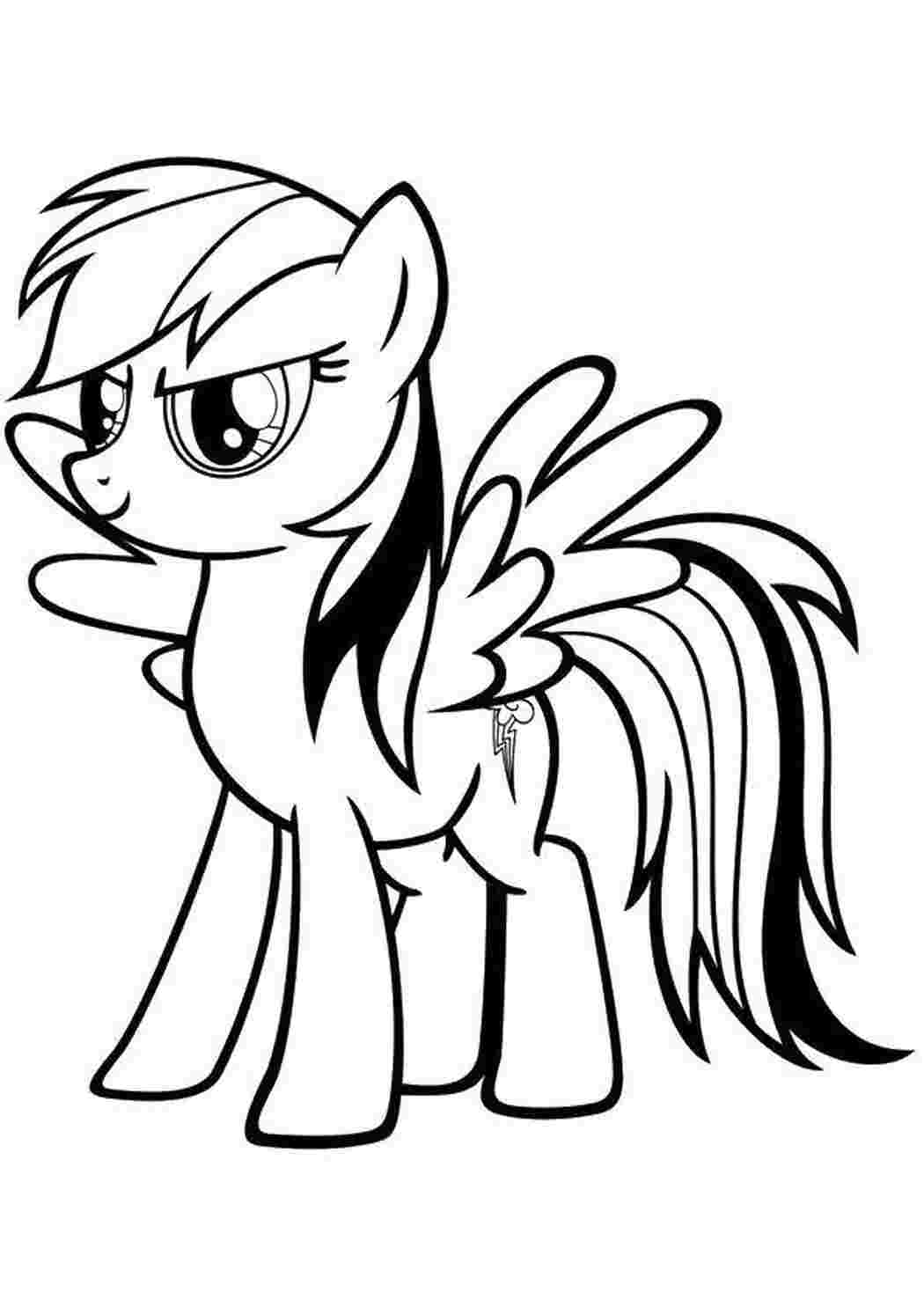Раскраска Пні з My Little Pony