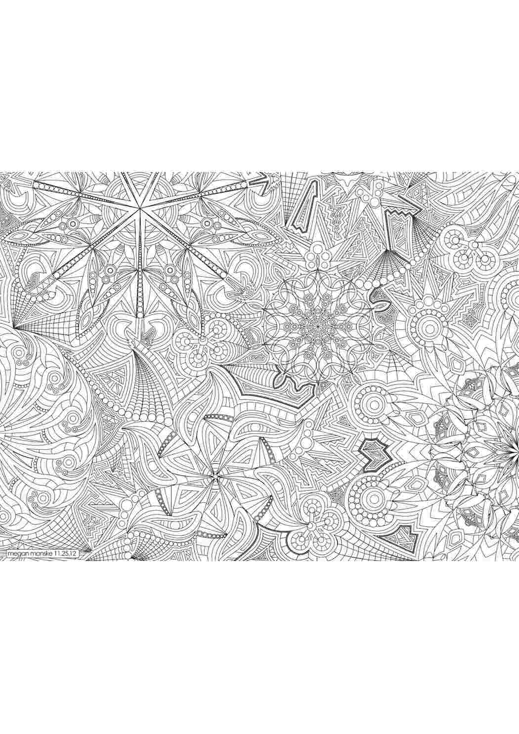 Раскраска Візерунки