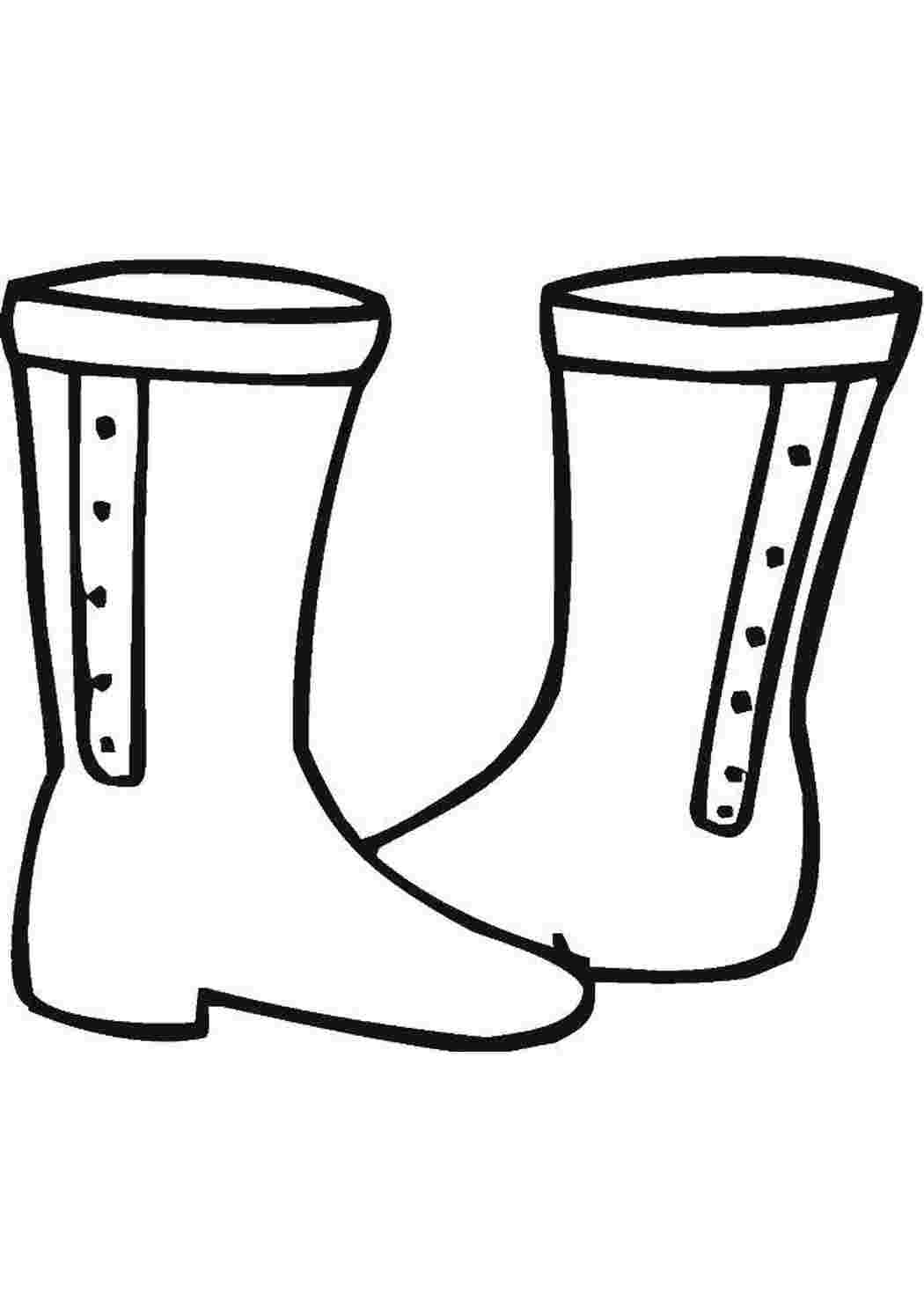 Раскраска Чоботи