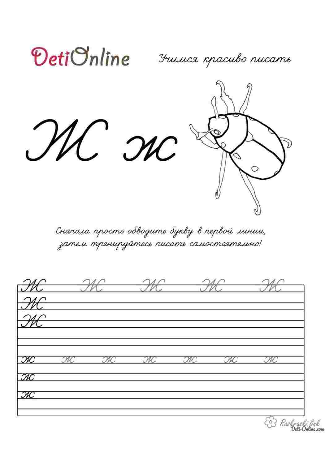 Раскраска Малюй жука та розфарбуй його