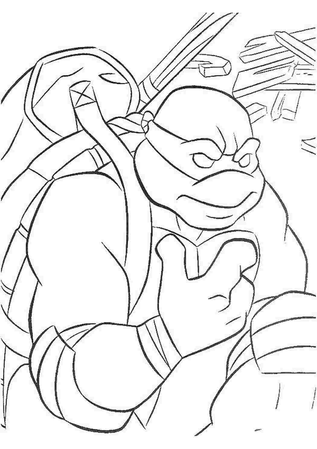 Раскраска Ніндзя черепашки