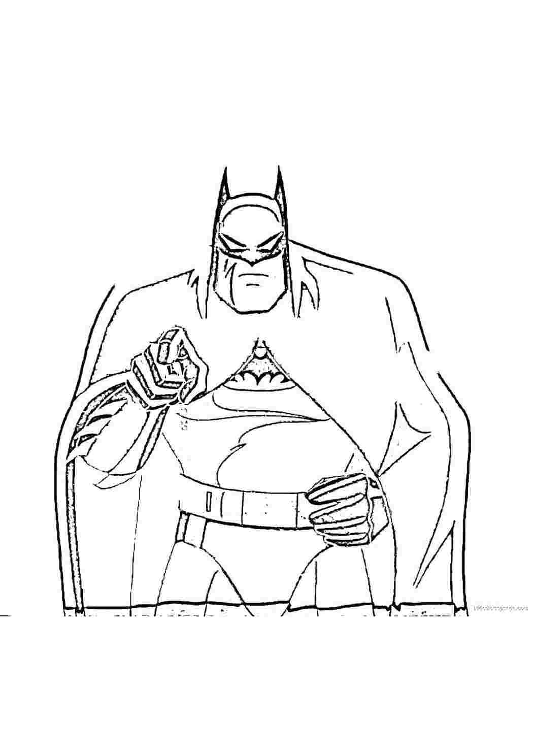 Раскраска Людина кажан