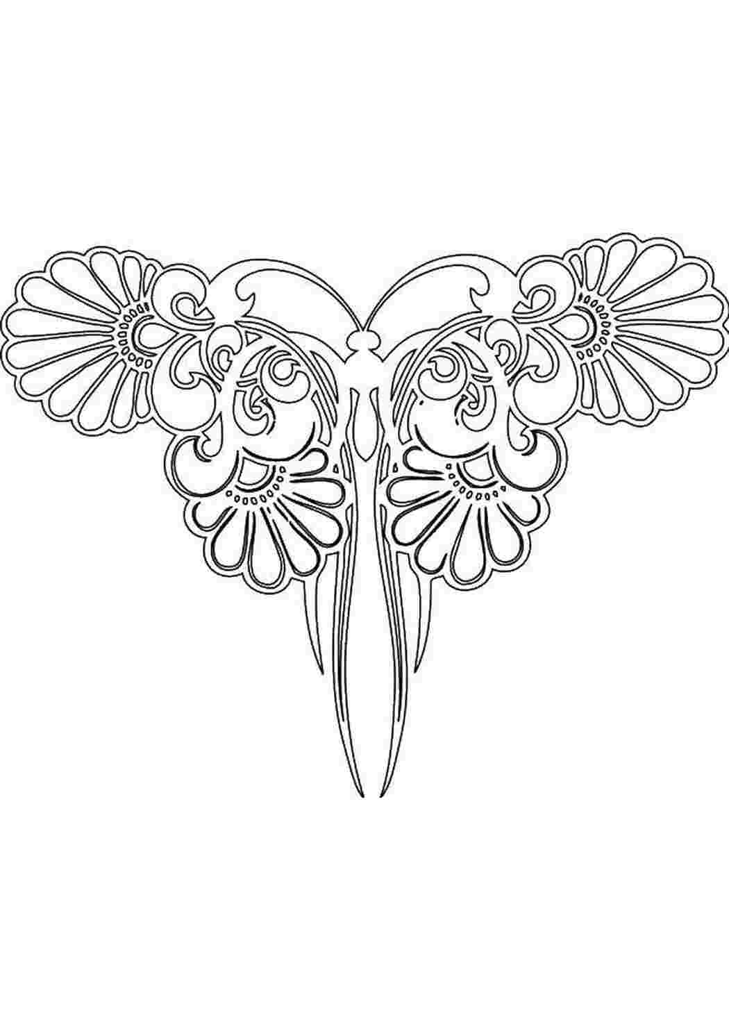 Раскраска Метелик