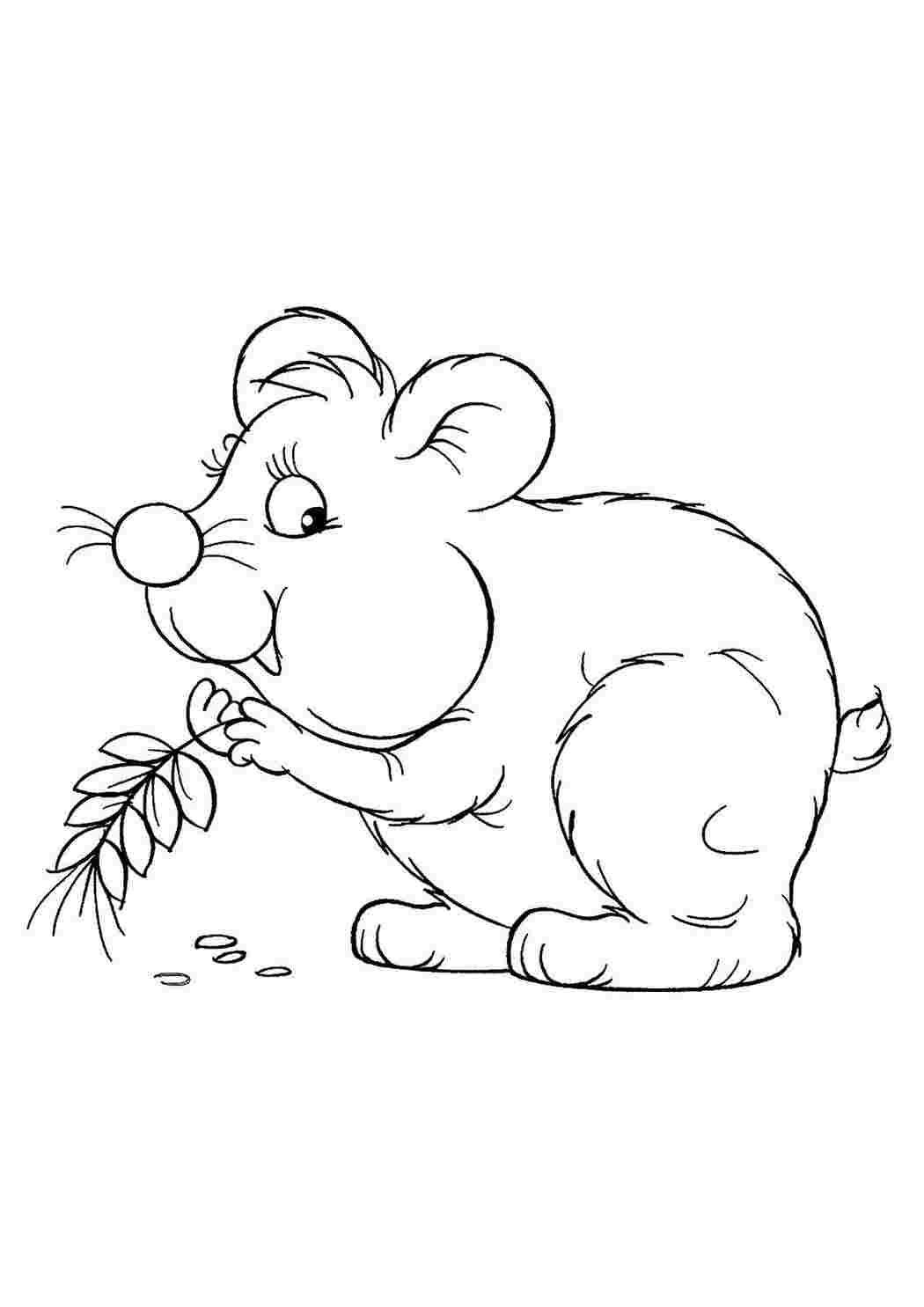 Раскраска Розфарбунки з тваринами для малюків