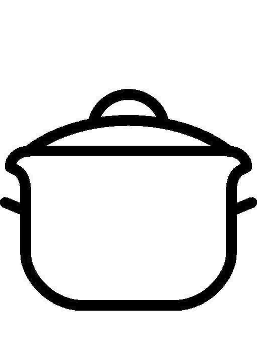 Раскраска Каструля
