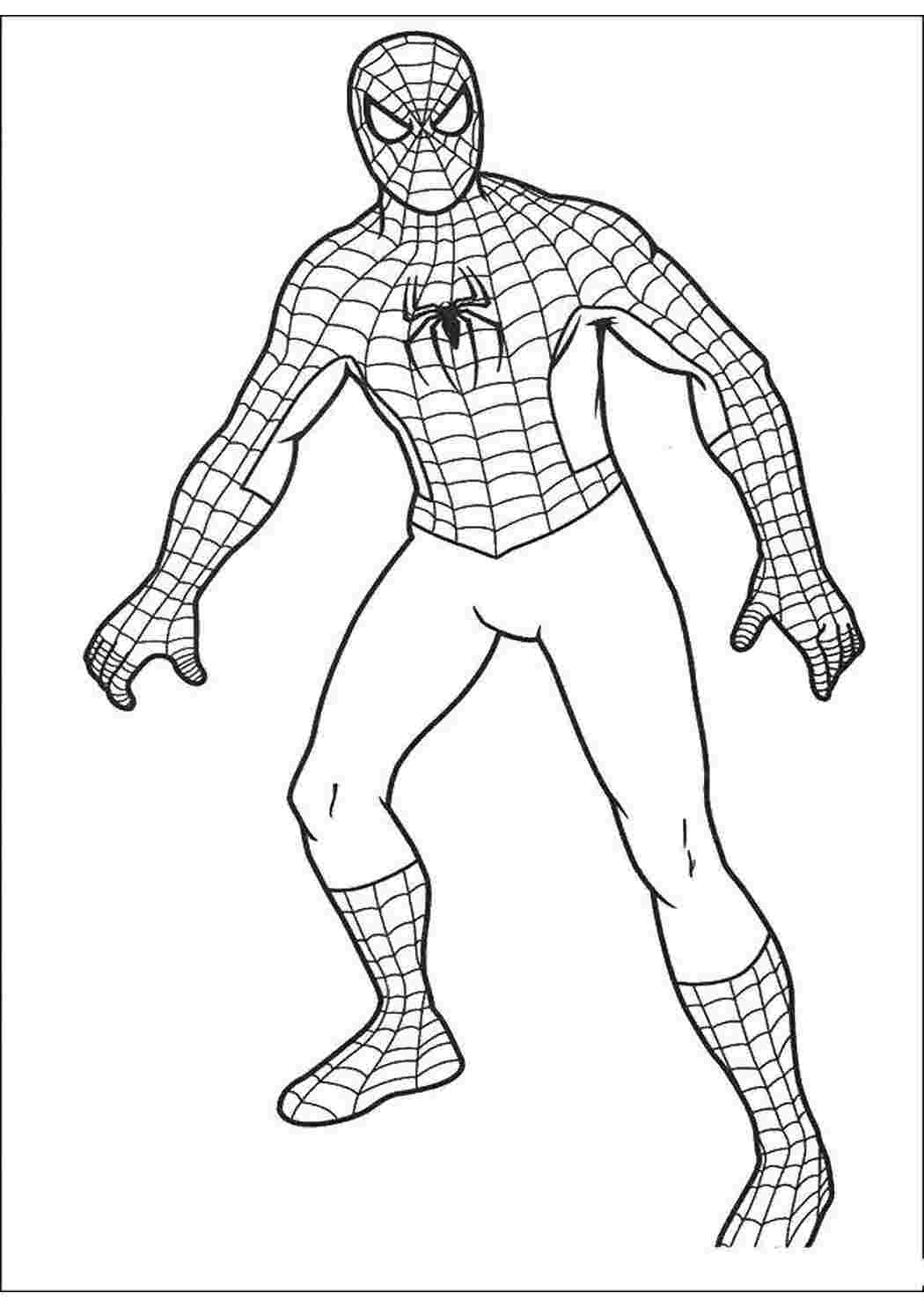 Раскраска Людина павук
