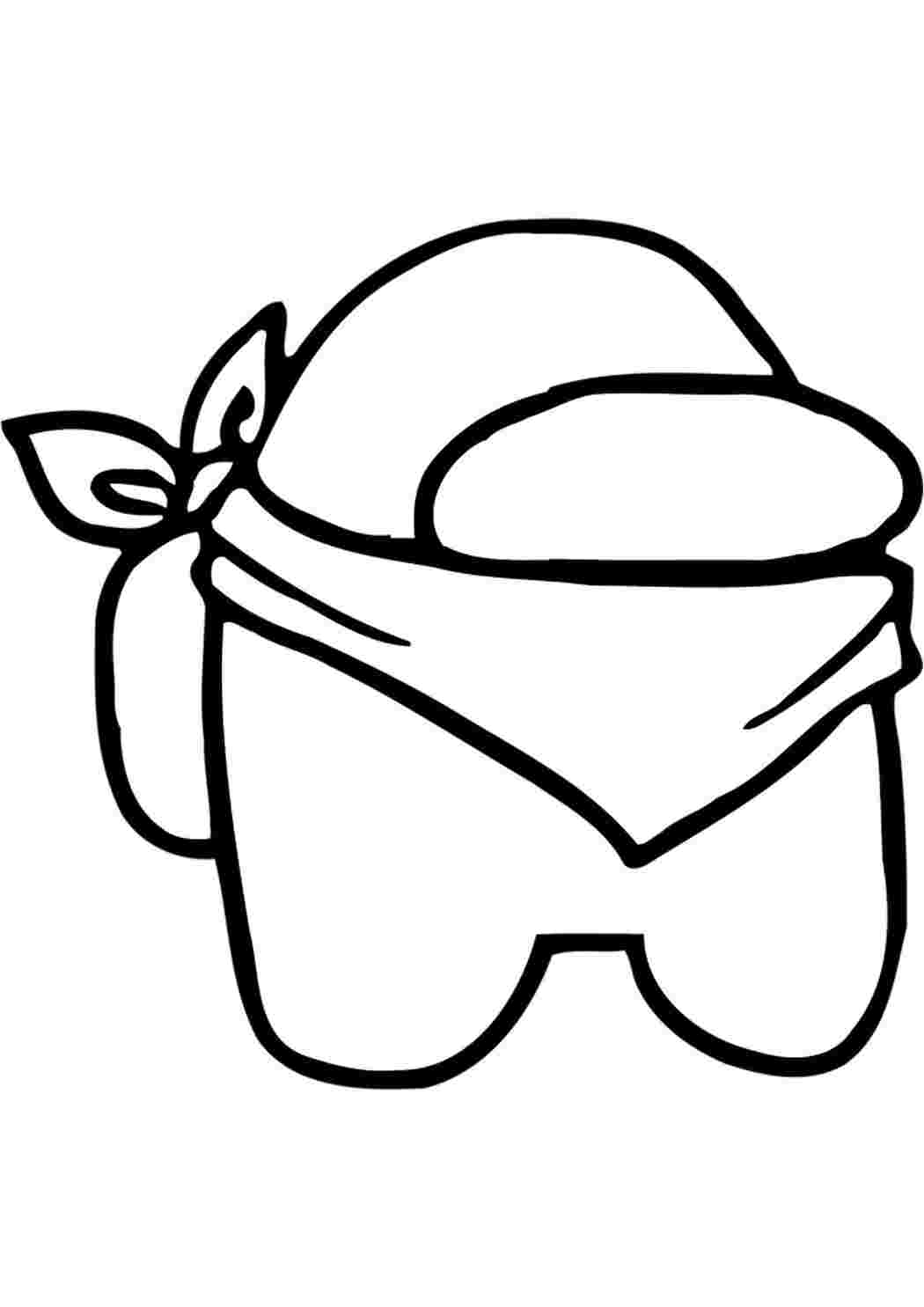 Раскраска Гарні розмальовки Персонаж ховає обличчя за маскою