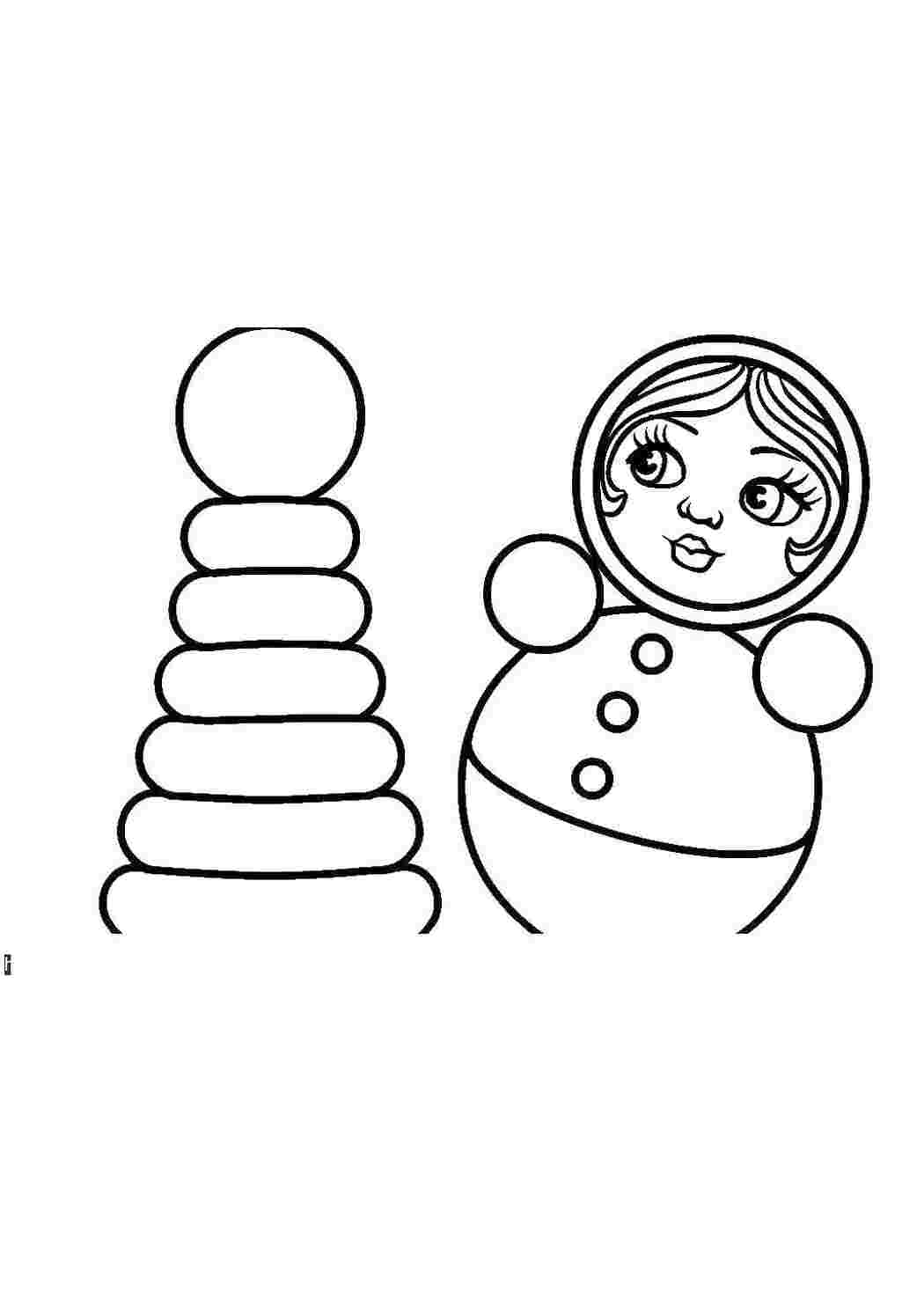 Раскраска Іграшки