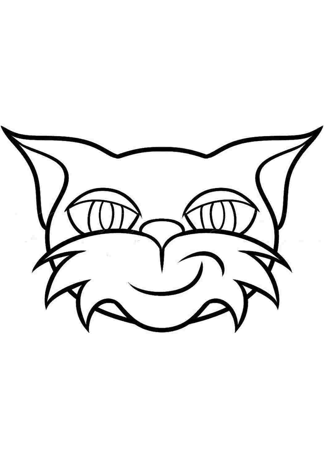 Раскраска Котик