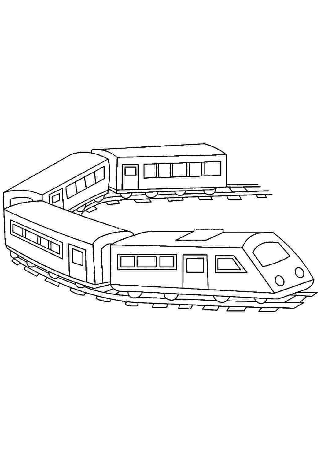 Раскраска Швидкісний потяг