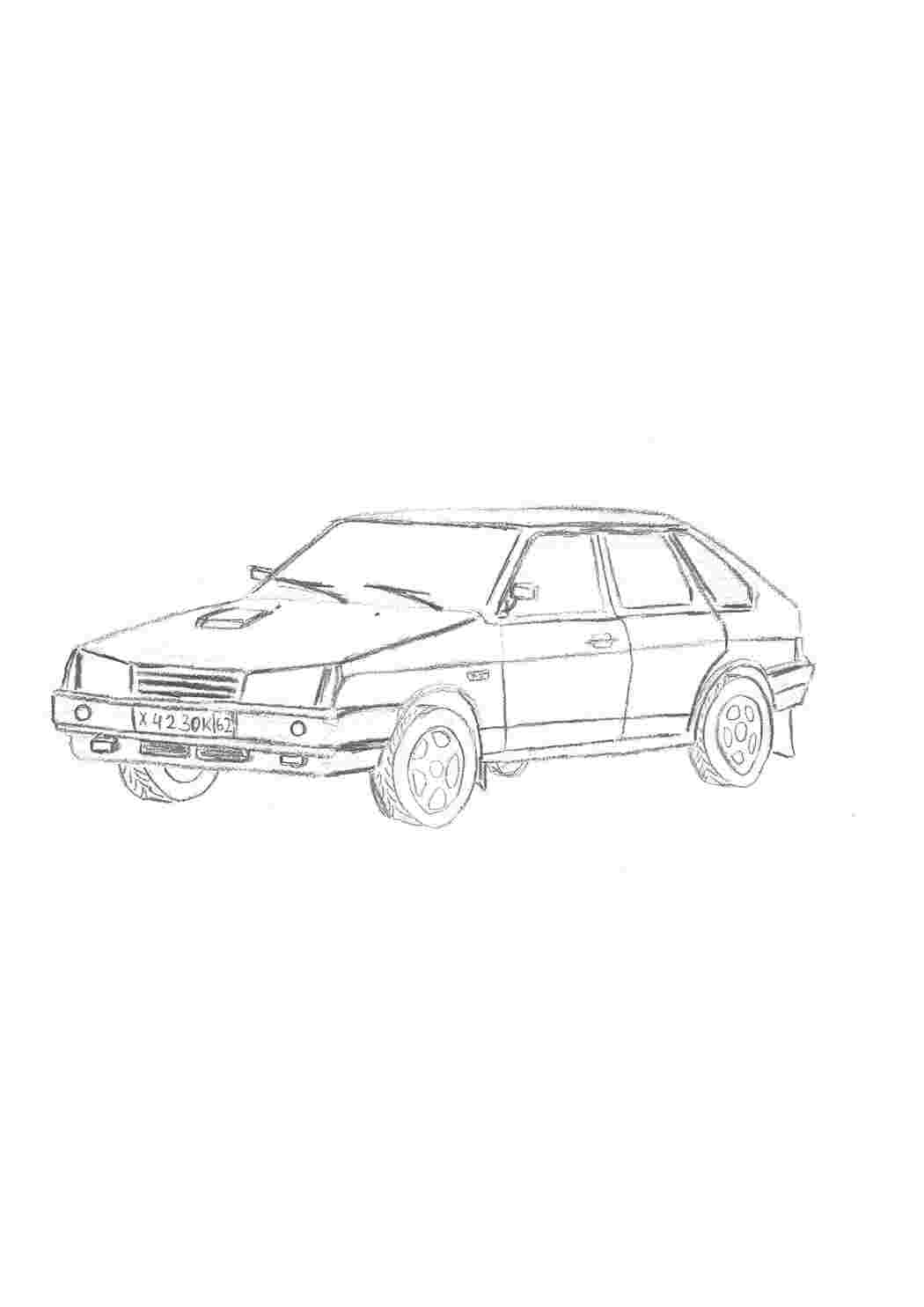 Раскраска Автомобіль