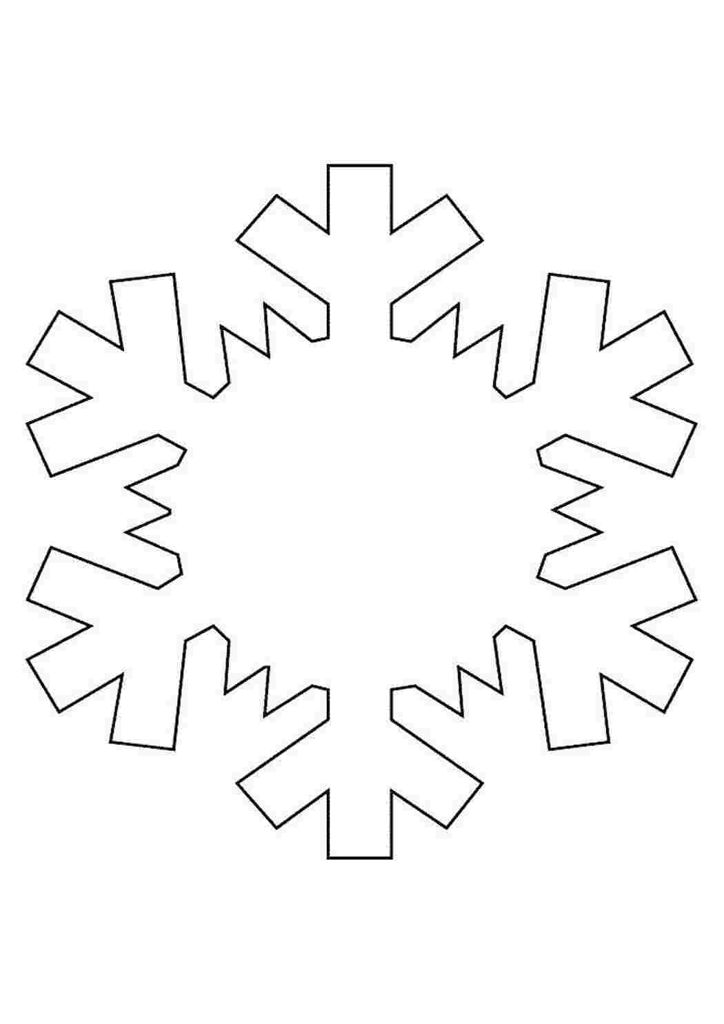 Раскраска Сніжинки