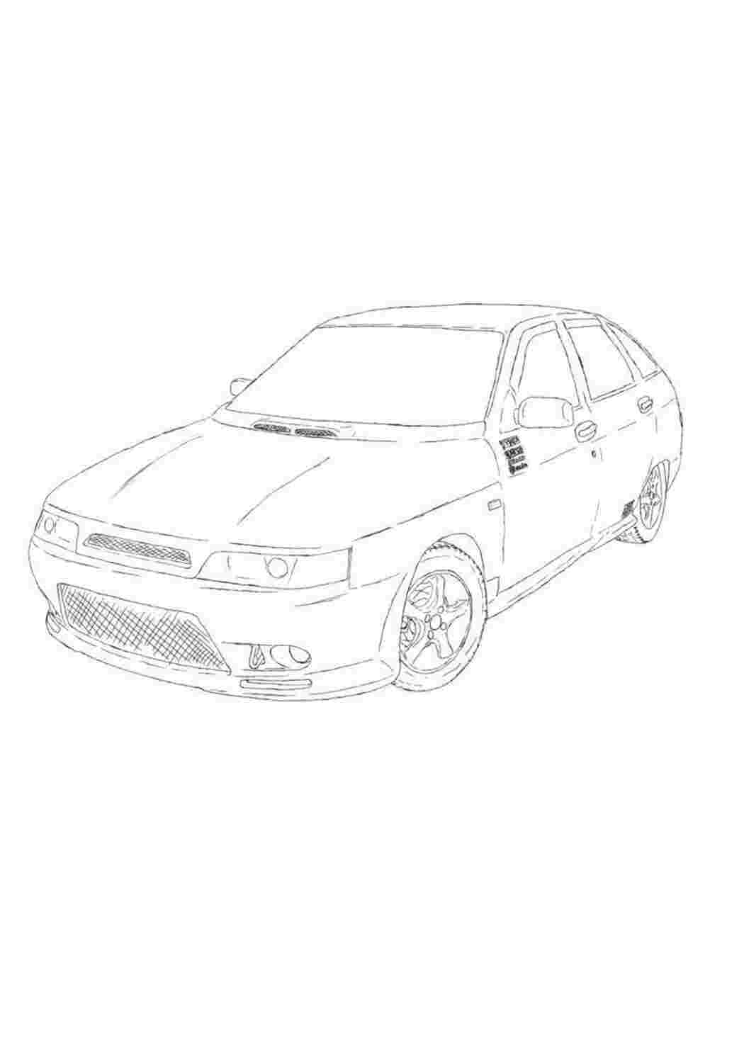 Раскраска Автомобіль