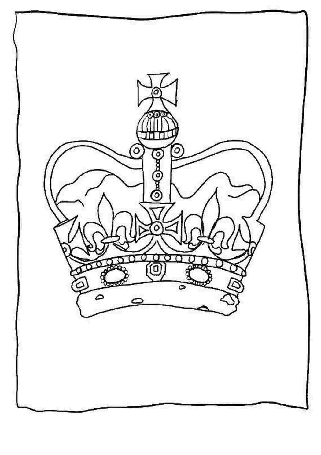 Раскраска Корона