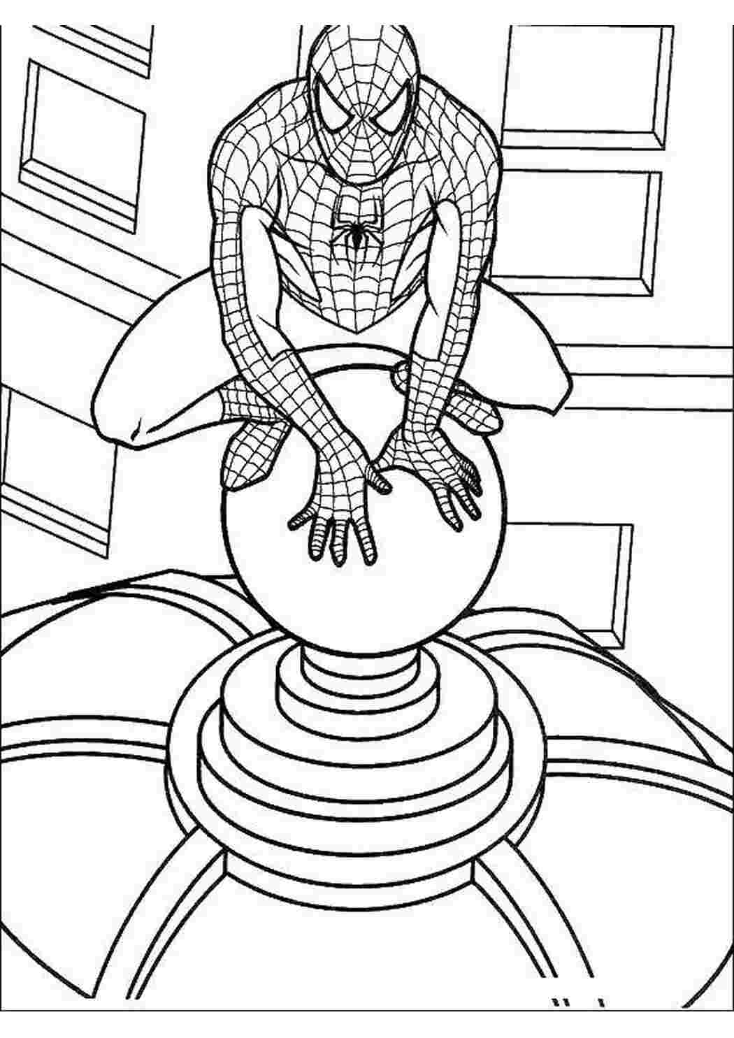 Раскраска Людина павук