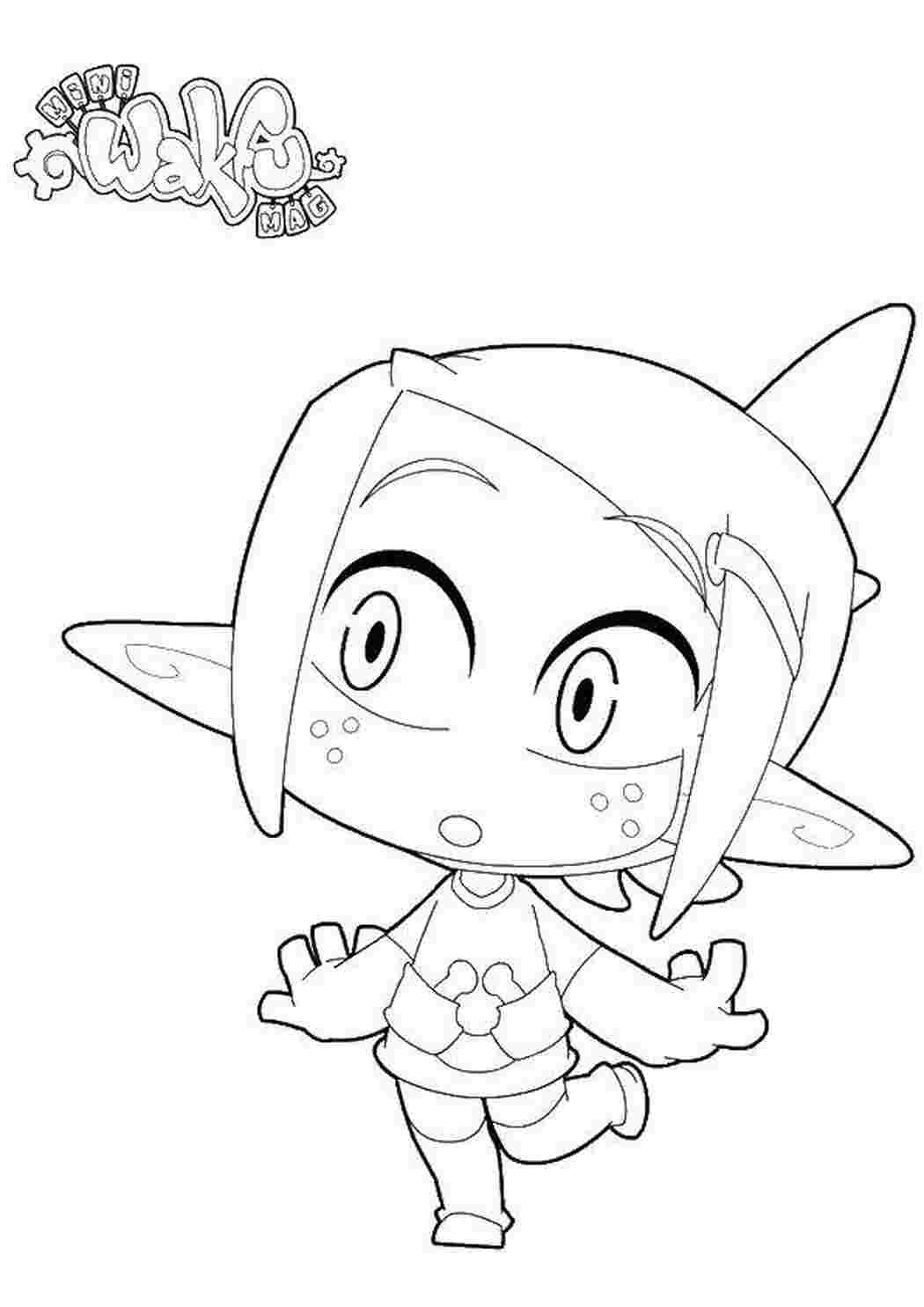 Раскраска Wakfu це тактична фентезі гра