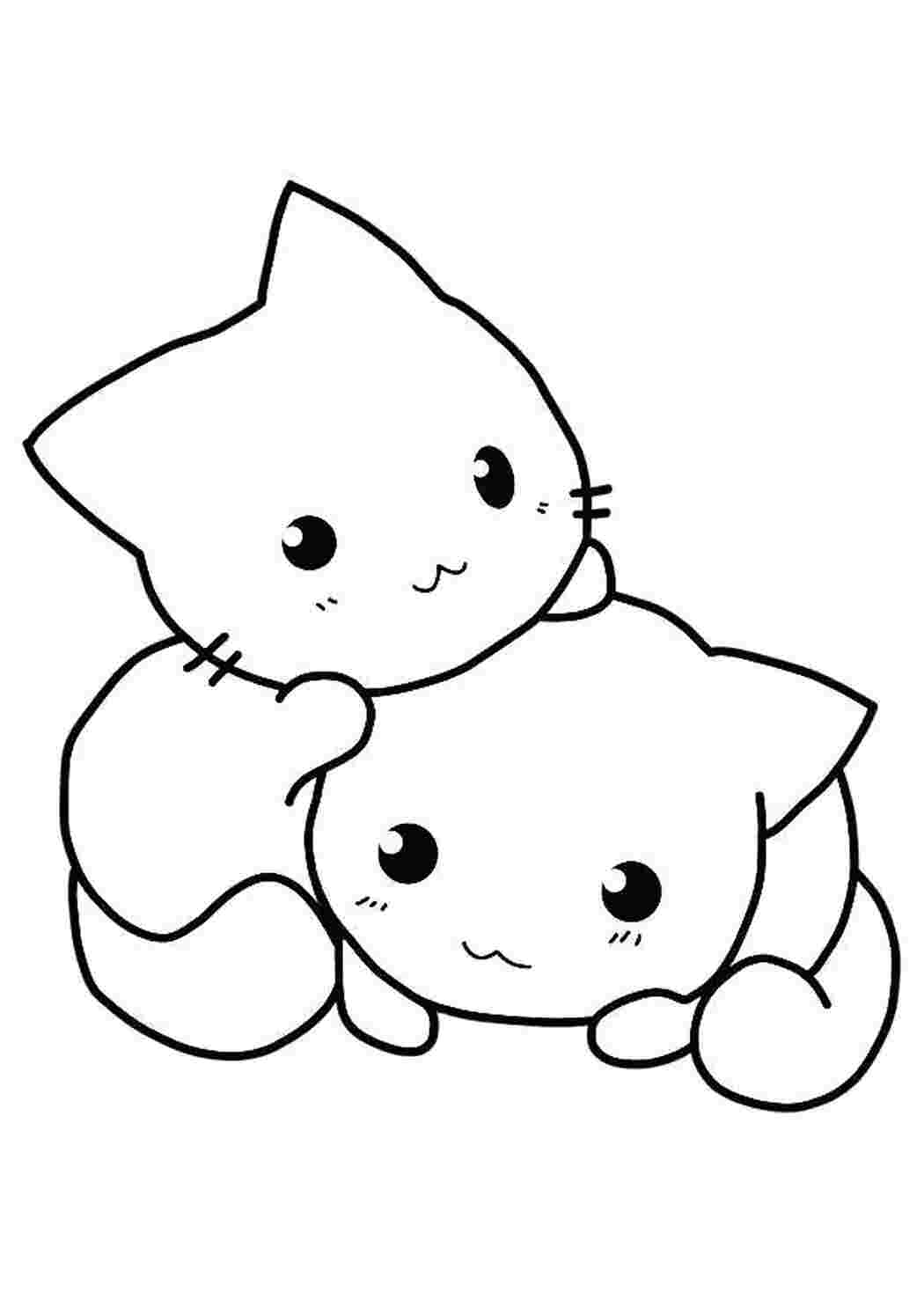 Раскраска Кошенята