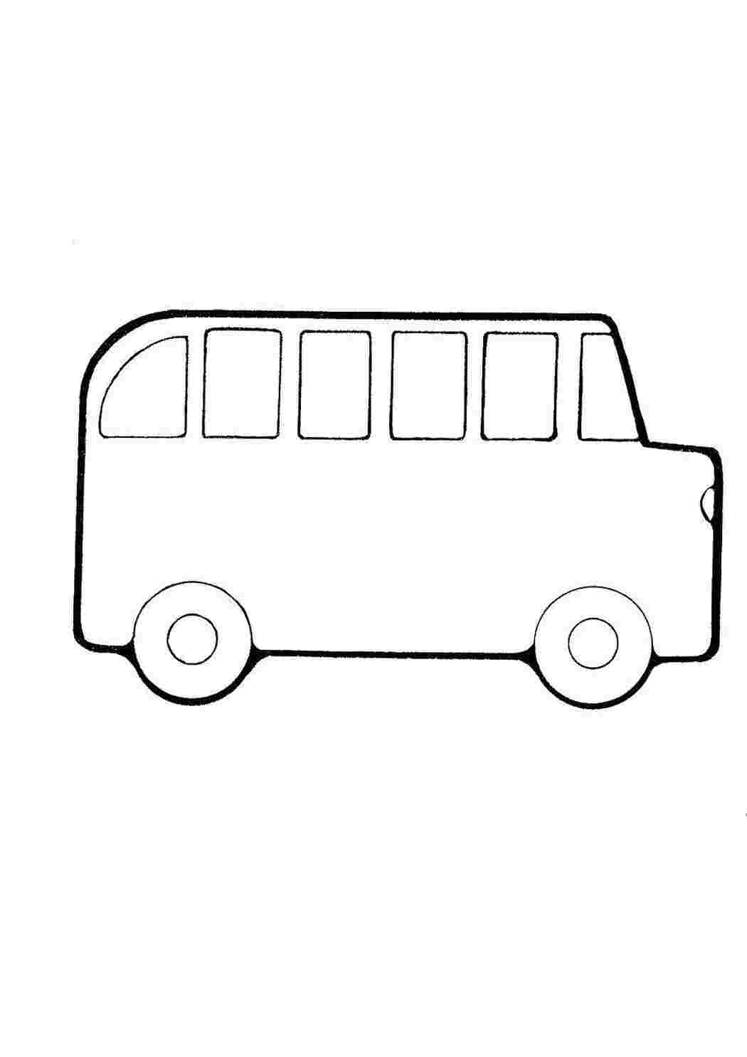 Раскраска Автобус
