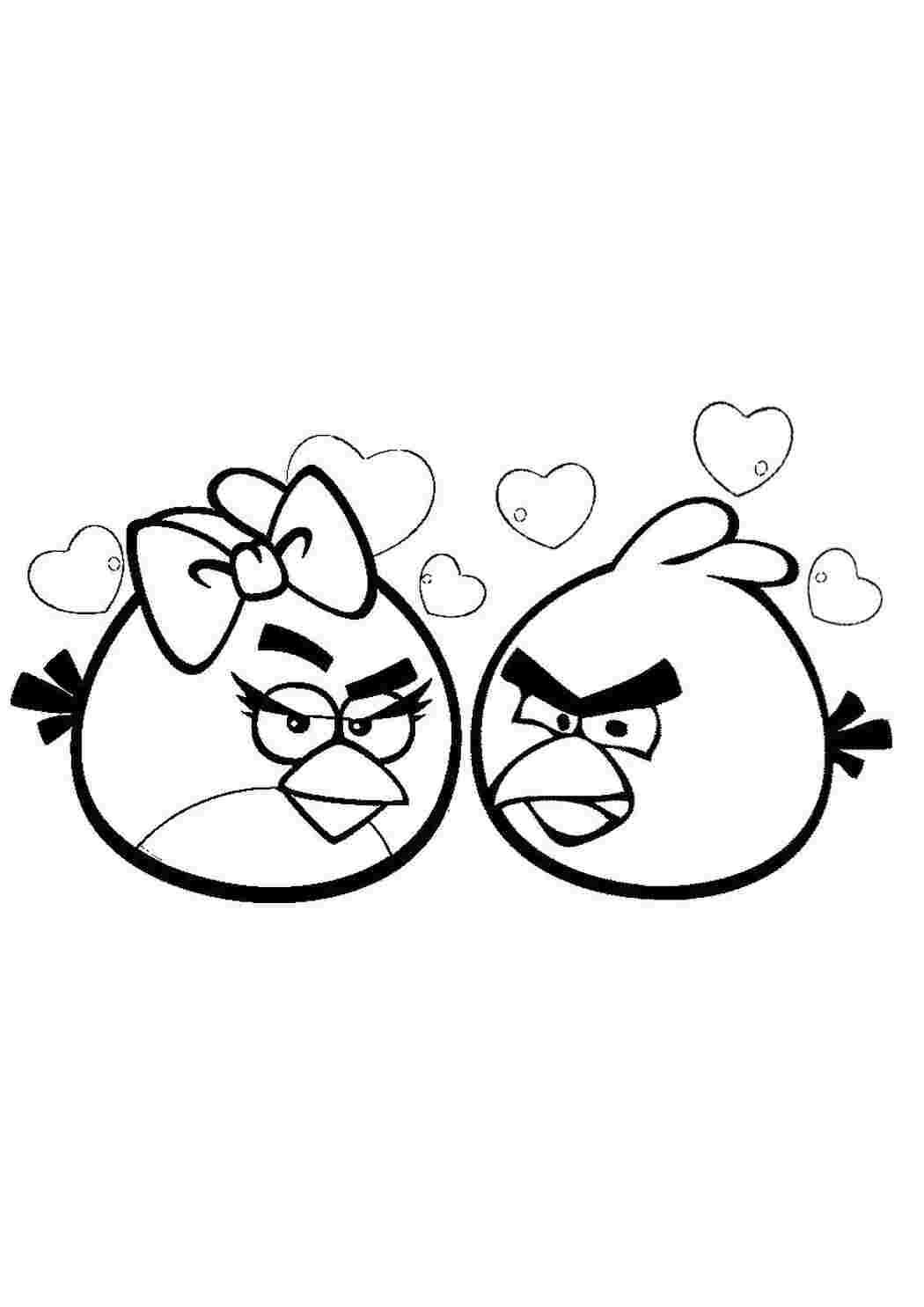 Раскраска Круті розмальовки Angry Birds Розфарбування злі пташки Розфарбування за мультфільмом та іграми про Angry Birds