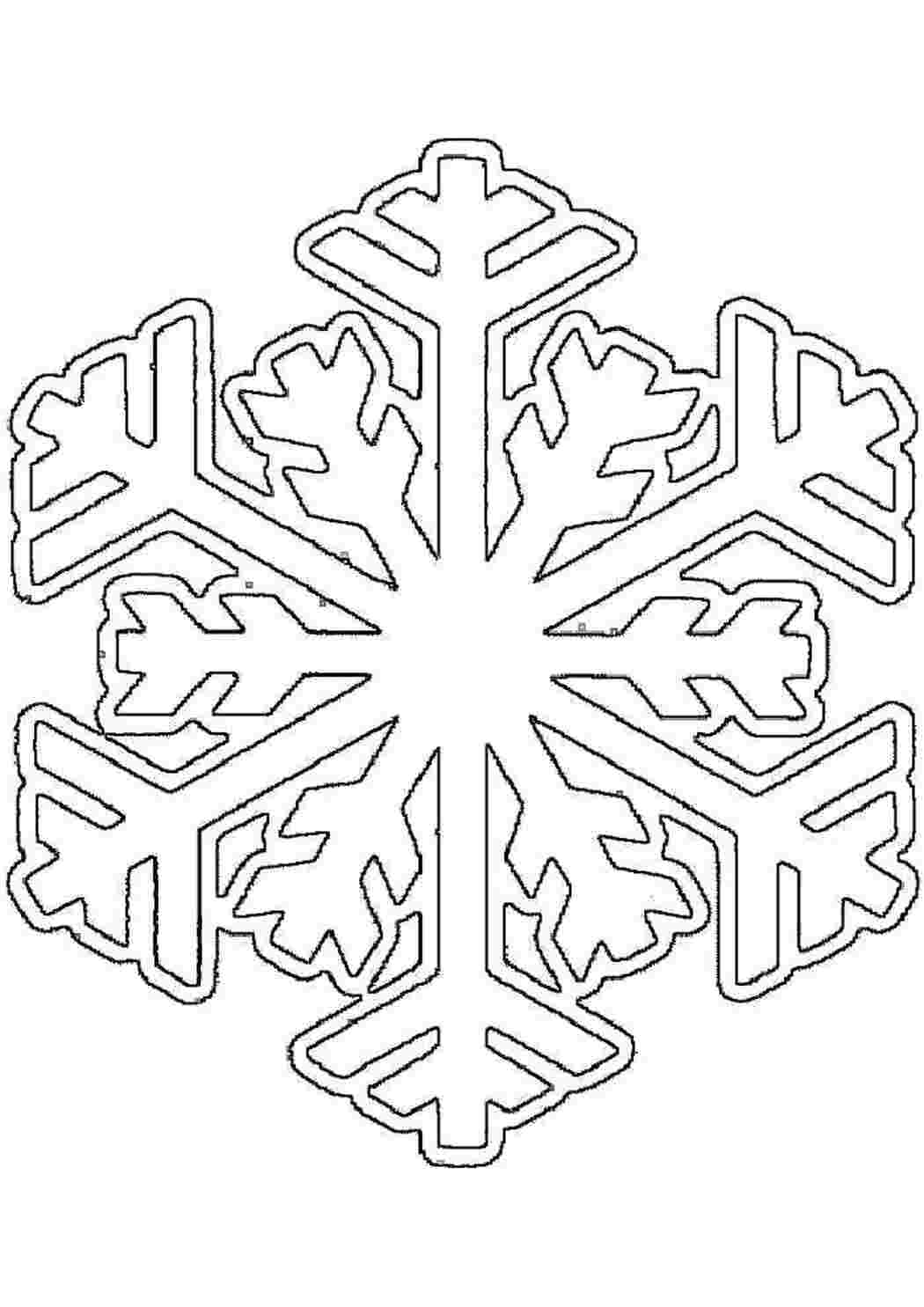Раскраска Сніжинка