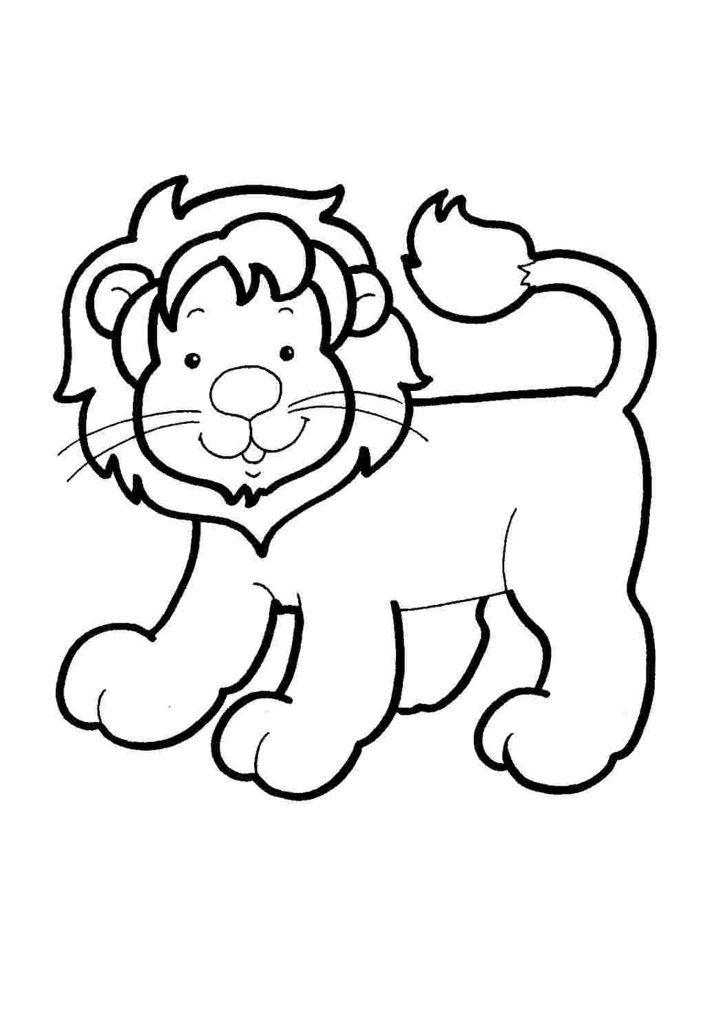 Раскраска Львяче