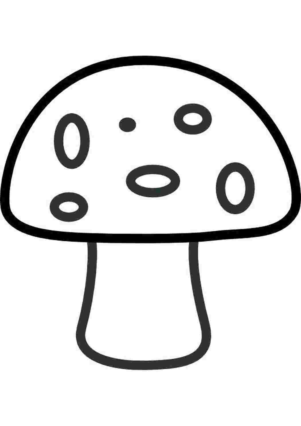 Раскраска Милий мухомор