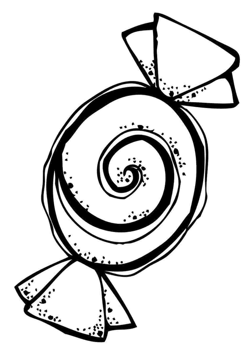 Раскраска Цукерка