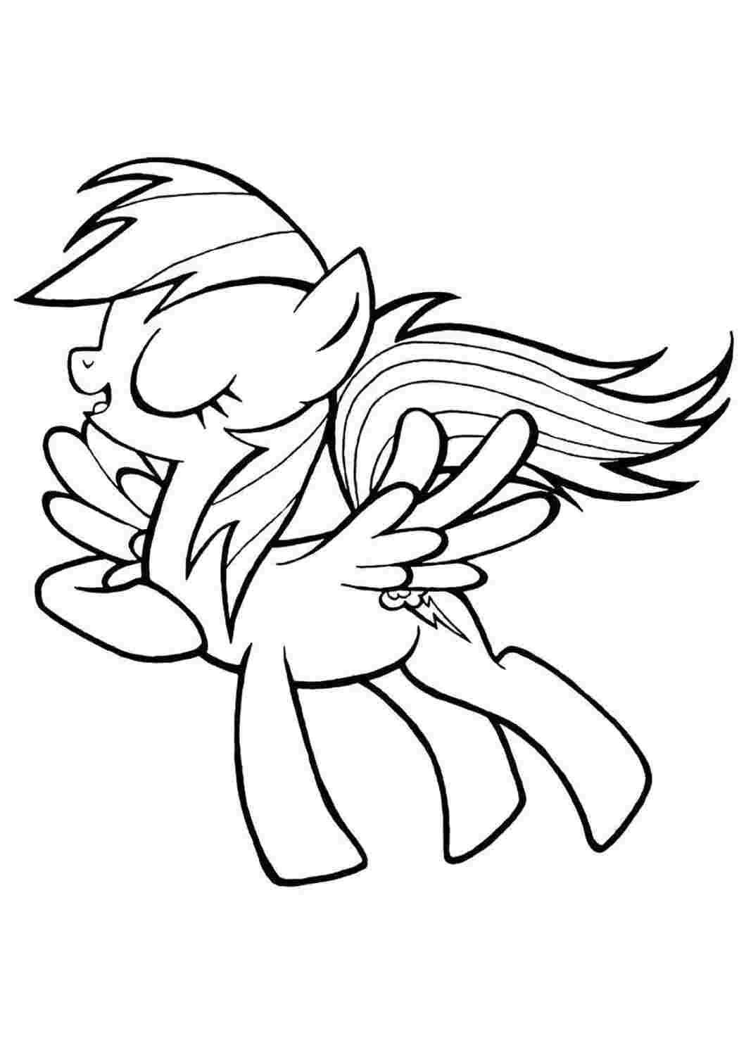 Раскраска Пні з My Little Pony