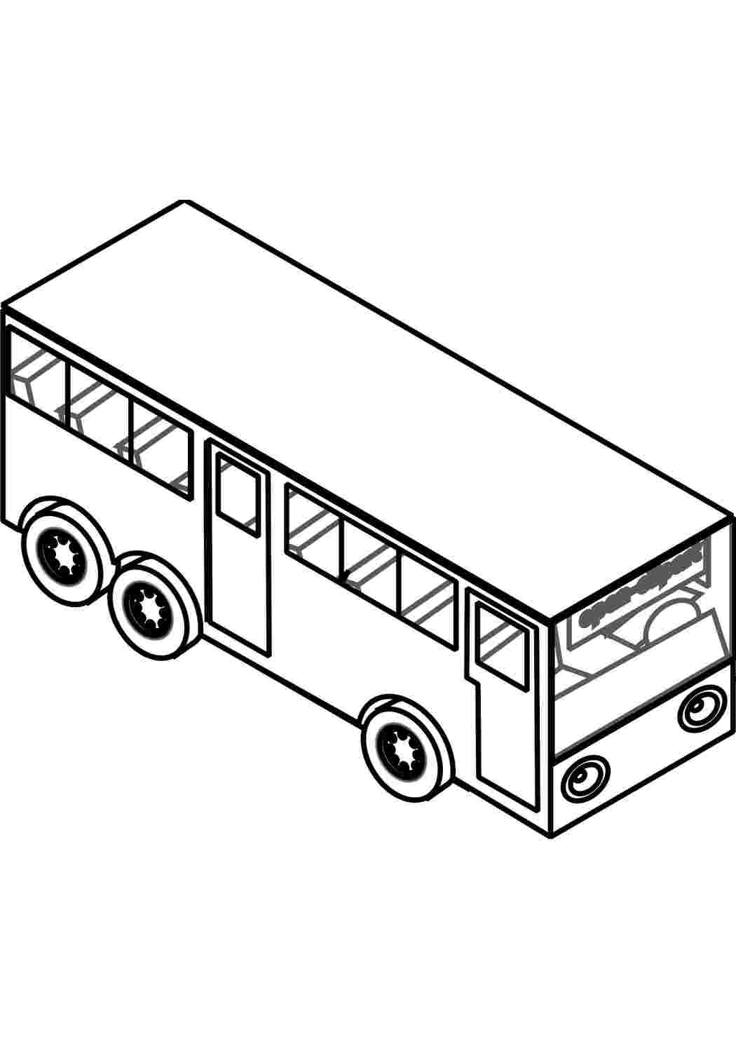 Раскраска Автобус