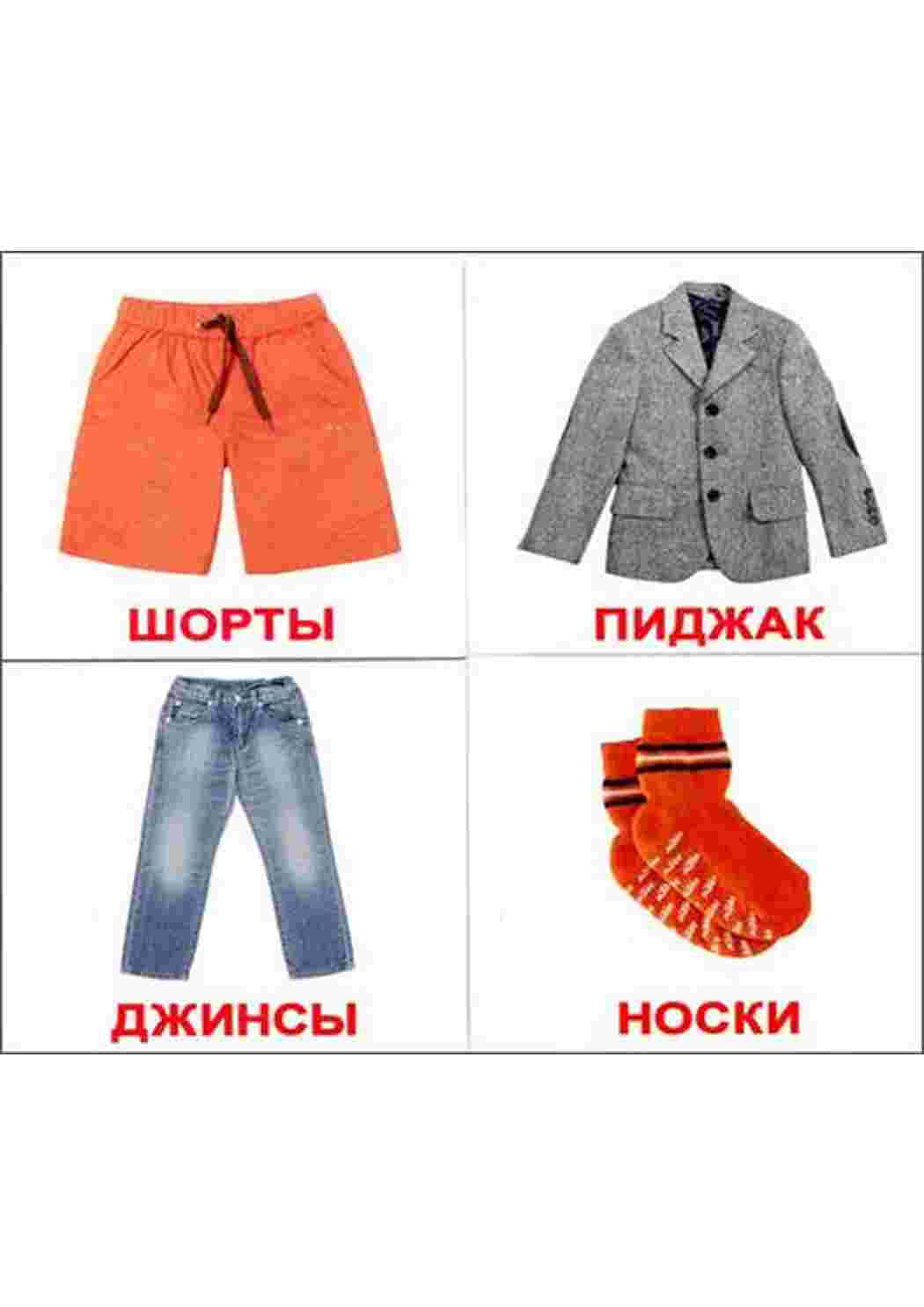 Раскраска картки одяг
